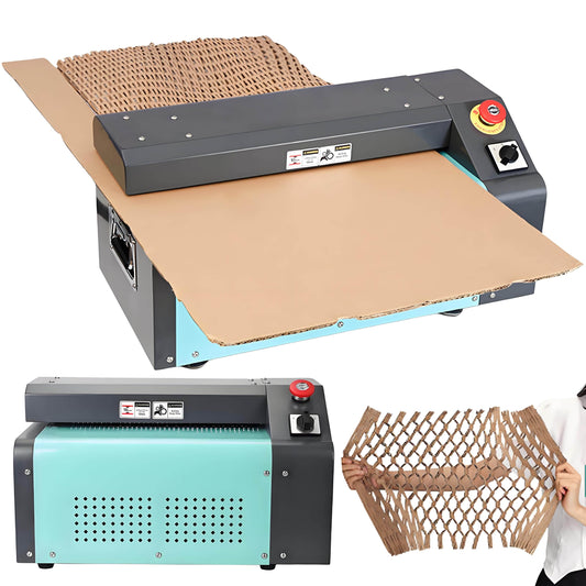 Automatic Cardboard Shredder Machine,Can Cut Paper Within 10 mm,DIY Cushioning Material Carton Cutter with Handle,21.7"/550mm