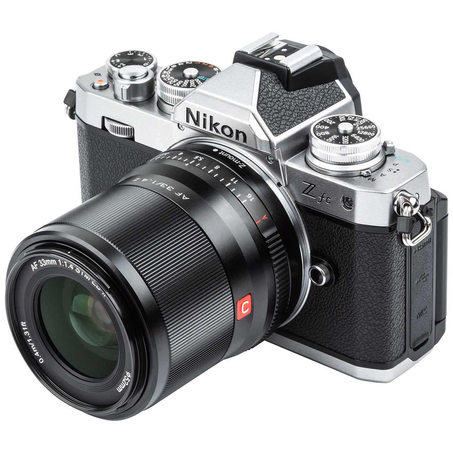 VILTROX 33mm F1.4 Z Mount STM Auto Focus Large Aperture APS-C Prime Lens with STM Motor Wide Angle Support Eye-AF Lens Compatible with Nikon Z Mount Camera Zfc Z5 Z50 Z6 Z6II Z7 Z7II