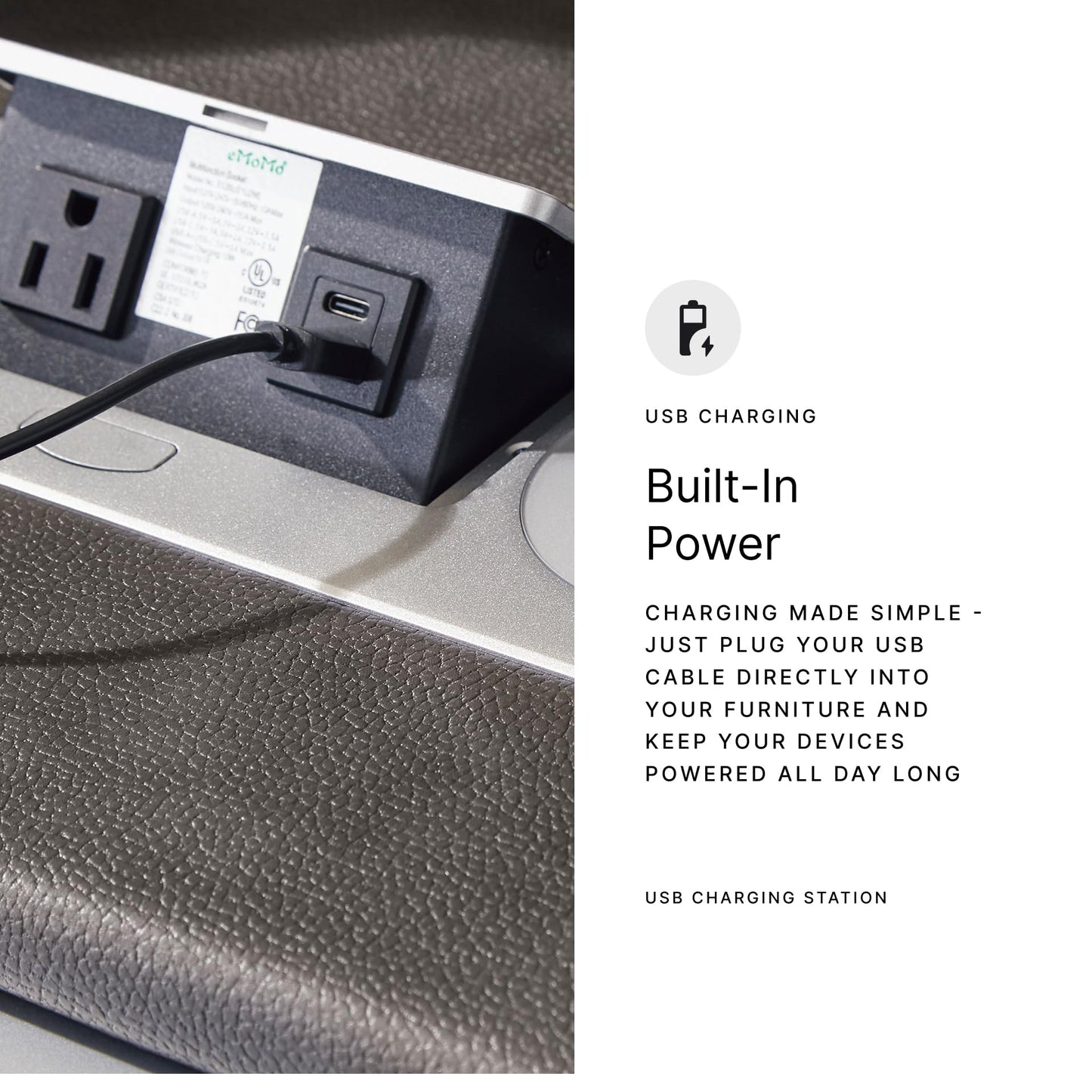 Signature Design by Ashley Fyne-Dyme Contemporary Power Reclining Sofa with USB Charging Ports and Adjustable Headrest, Brown