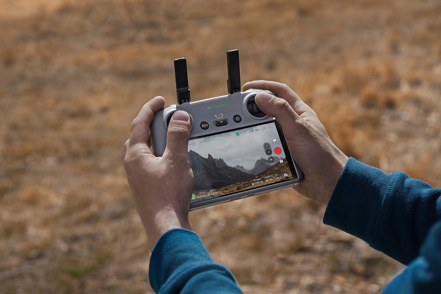 Original RC 2-Remote Control High Performance for DJI Mini 5 Pro/Mavic 4 pro/Air 3/Air 3S/Mini 4 Pro/Neo/Flip,FHD Screen Lightweight Body,20km Transmission Range for Outdoor Aerial Photography