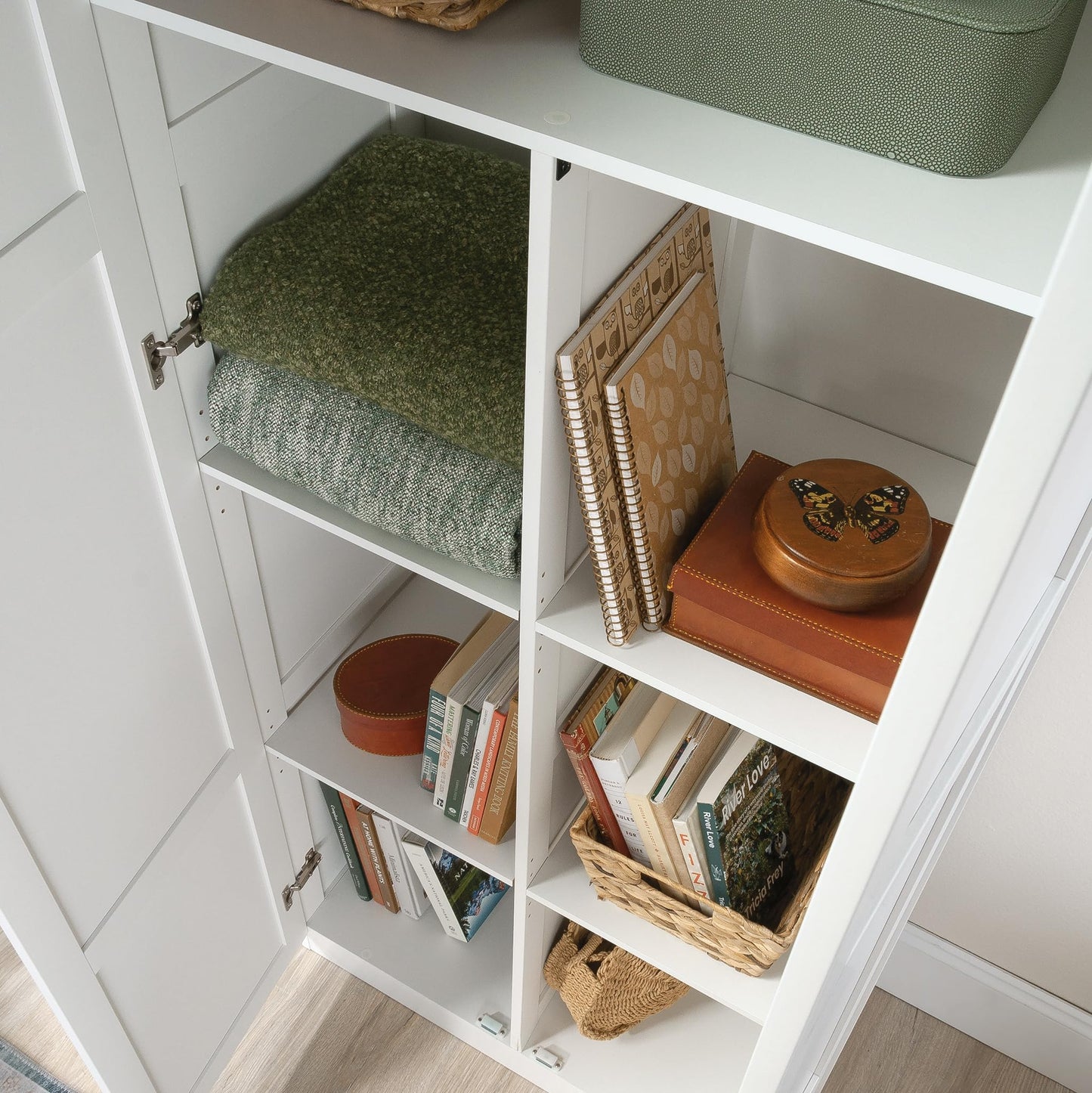 Sauder Select Storage Cabinet/ Pantry cabinets, White finish