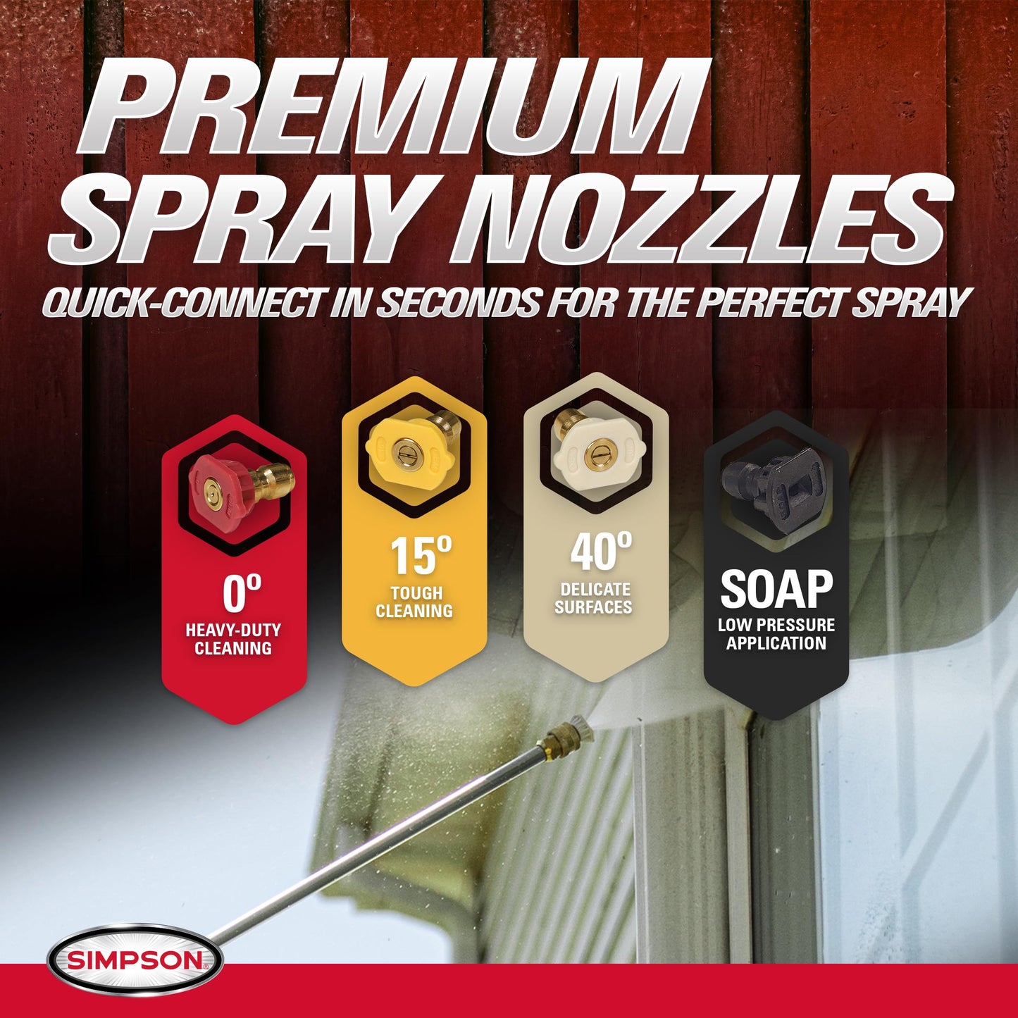 Simpson Cleaning 3200 PSI Gas Pressure Washer, 2.5 GPM Residential Power Washer with Soap Tank and Turbo Nozzle, 25' Hose, Clean Machine, 49-State (CM61456)