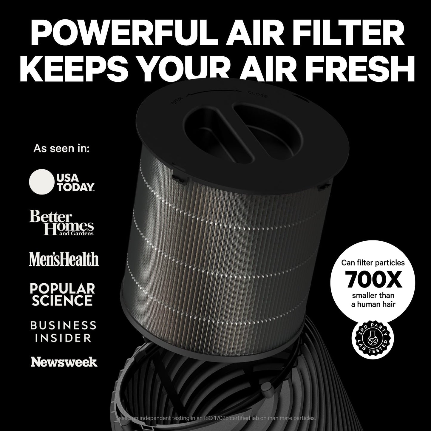PuroAir 130i Smart Air Purifiers for Home Pets Allergies - HEPA + CarbonTech Filter up to 500X Stronger - Cleans Air Fast - Quiet Sleep Mode, Small Room Air Purifiers for Bedroom, Baby, Office (2PK)