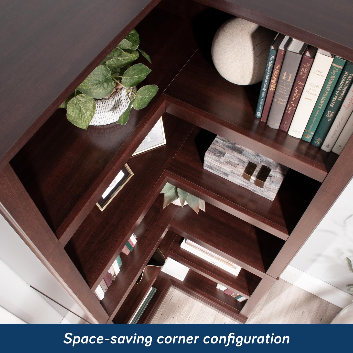 Sauder Miscellaneous Storage Bookcase, Select Cherry Finish
