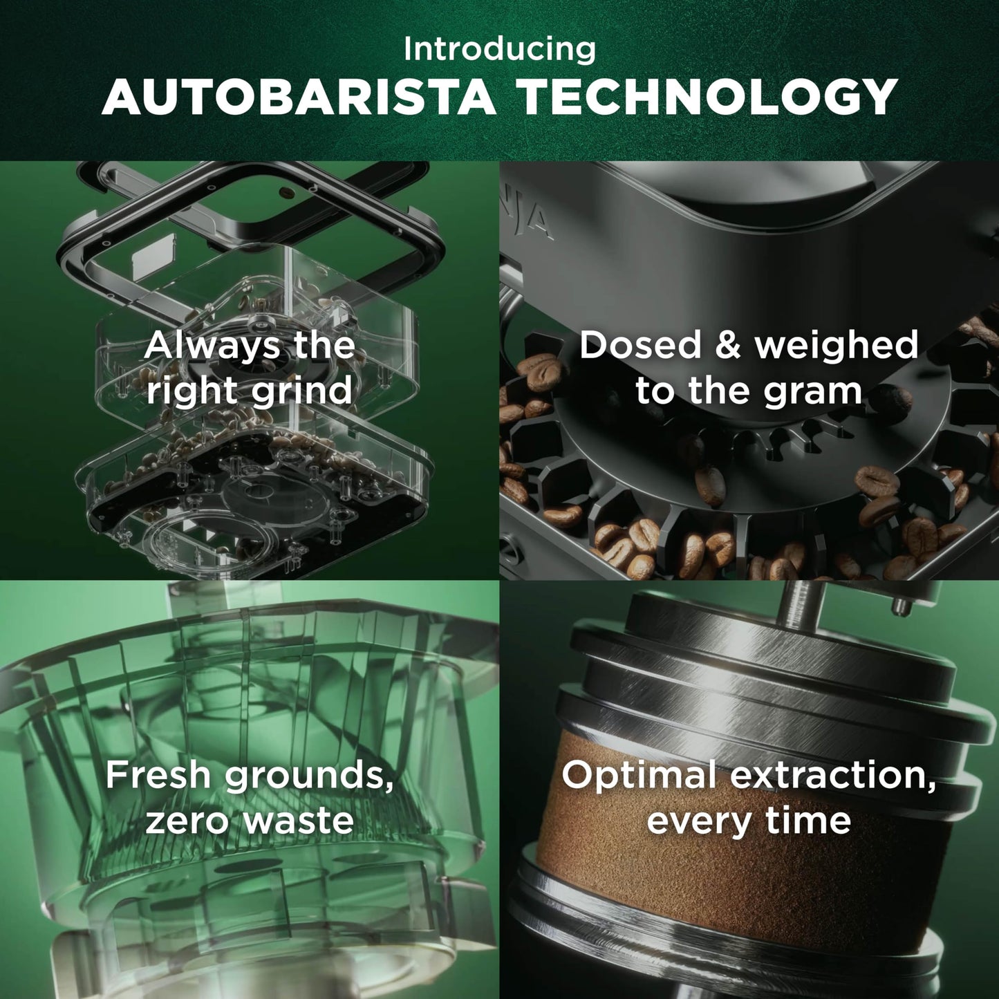 Ninja AutoBarista Fully Automatic Espresso Machine | 10 One Touch Hot & Iced Drink Options, Built-in Coffee Grinder, Milk Frother | Easy Self-Clean | Latte, Cappuccino, Cold Brew – AE1001