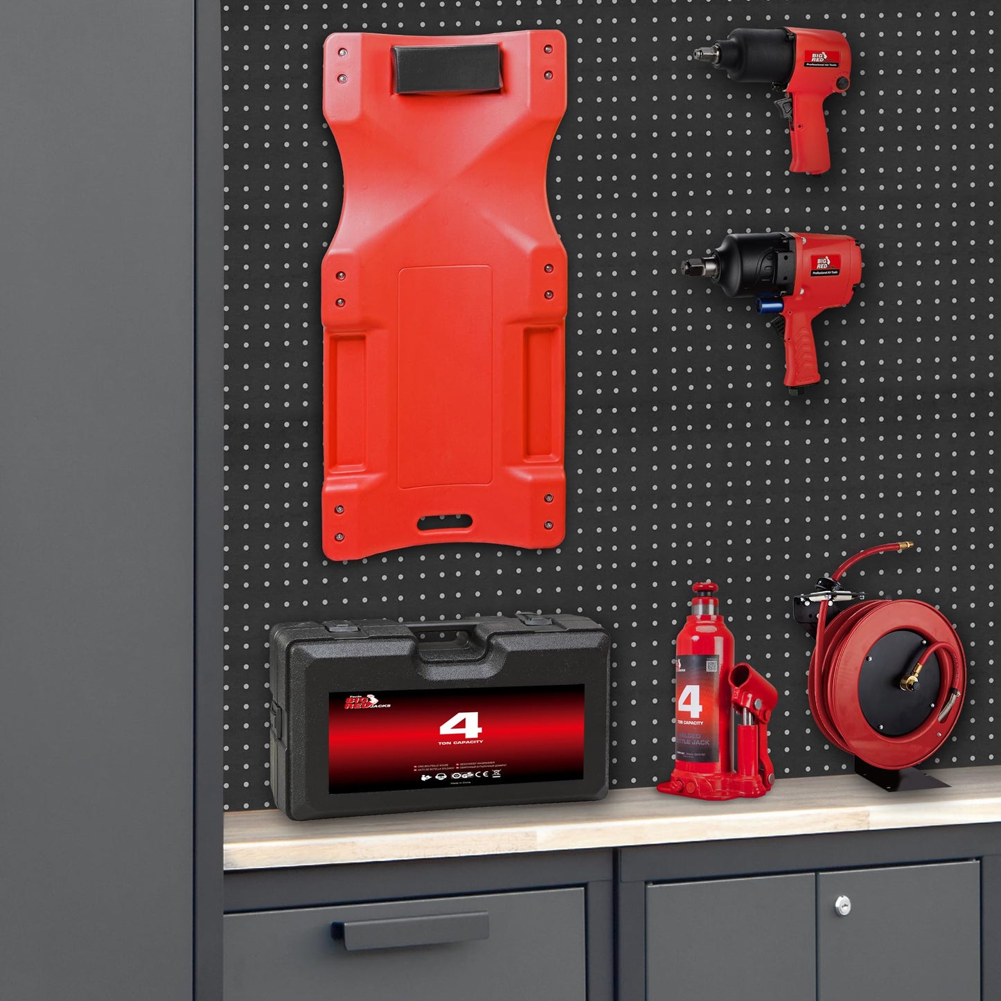 Torin 12 Piece Garage Storage Cabinet System，Workshop Cabinet Set in Black