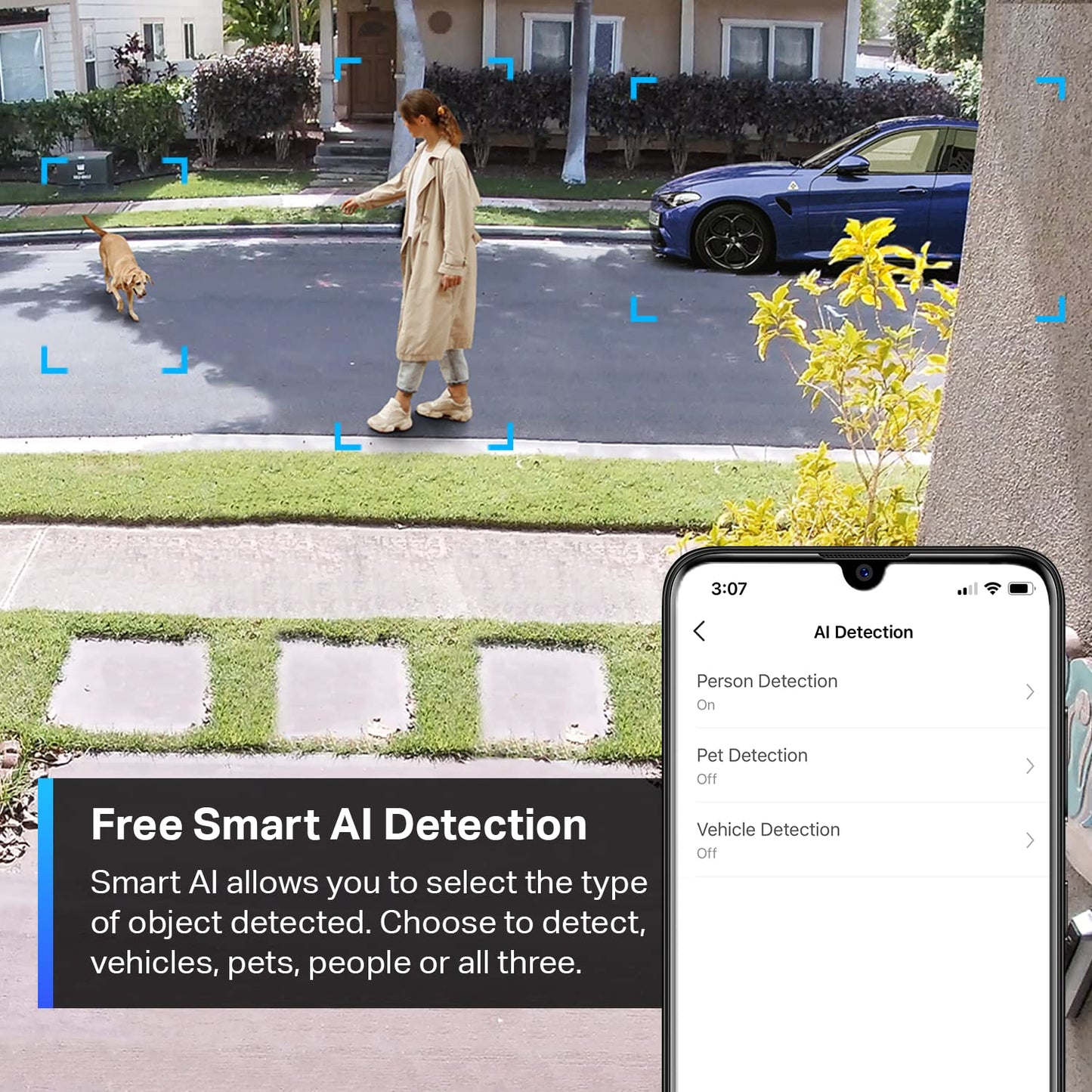 TP-Link Tapo 2K QHD Outdoor Wireless Security Camera System, Up to 180 Day Battery, Color Night Vision w/Starlight Sensor, Motion/Person/Pet/Vehicle Detection, Works w/Alexa &Google Home(Tapo C420S2)