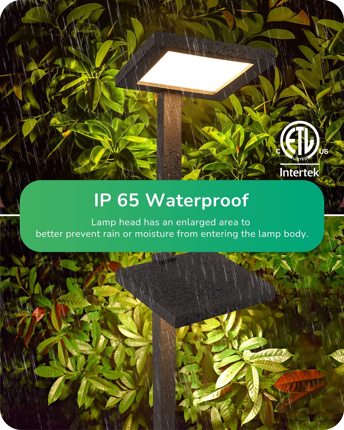 EDISHINE Low Voltage LED Landscape Lights 5.6W 151LM 3000K Waterproof, 12V Aluminum, Black, Model JDO1501LX-04, 4 Pack