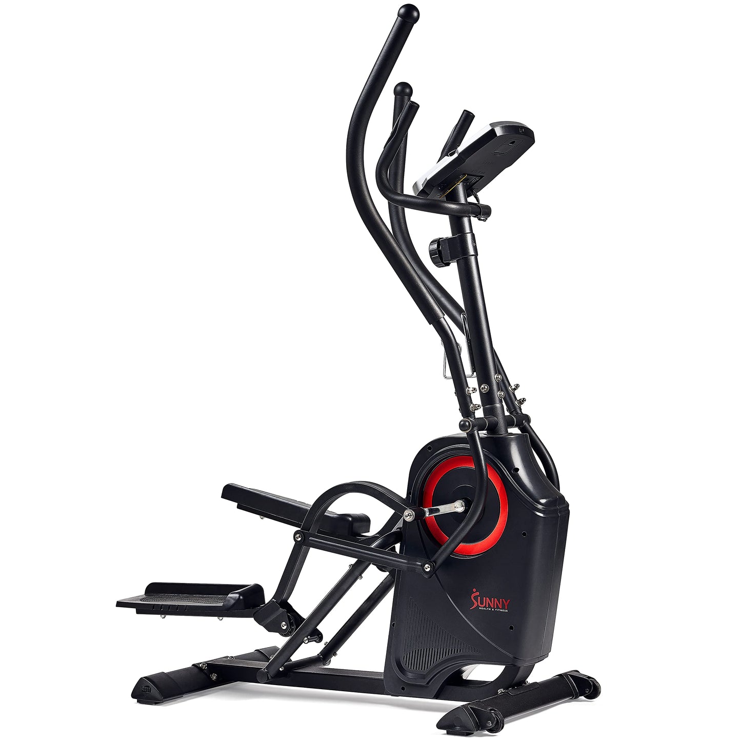 Sunny Health & Fitness Premium Cardio Climber Stepping Elliptical Machine - SF-E3919, Black
