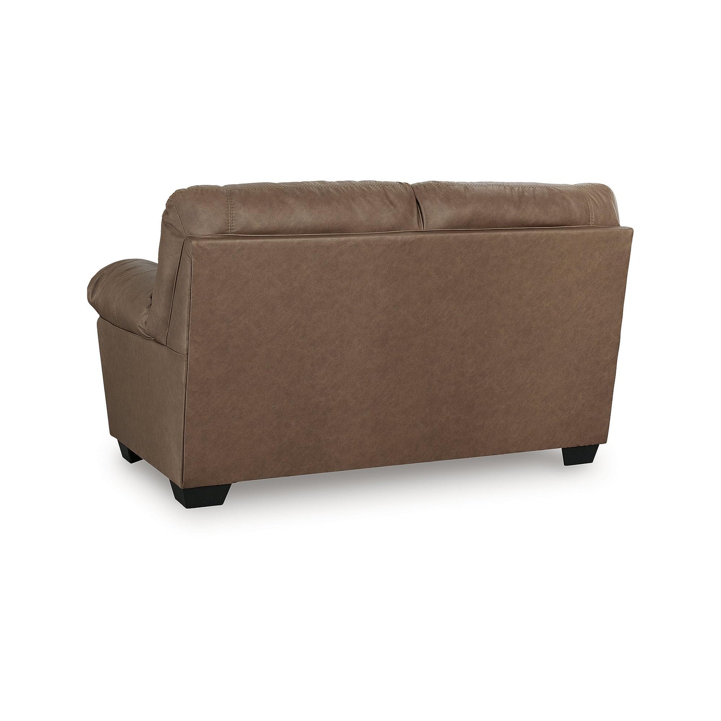 Signature Design by Ashley Walker Point Contemporary Loveseat with Removable Cushion, Light Brown