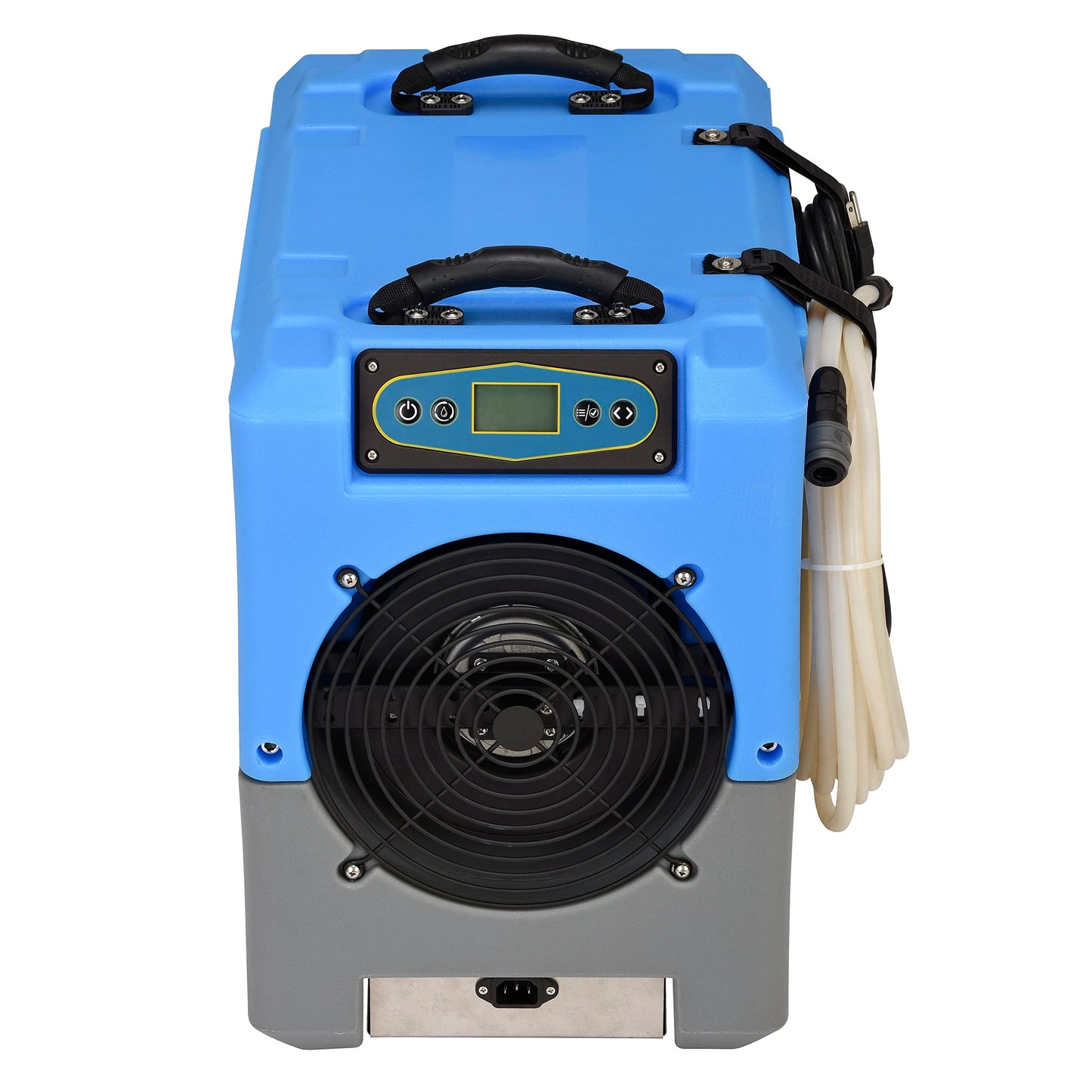 BlueDri 150PPD Low Grain Refrigerant (LGR) Compact Portable Commercial Dehumidifier Industrial Water Damage Equipment for Home and Basements, DH76, Blue