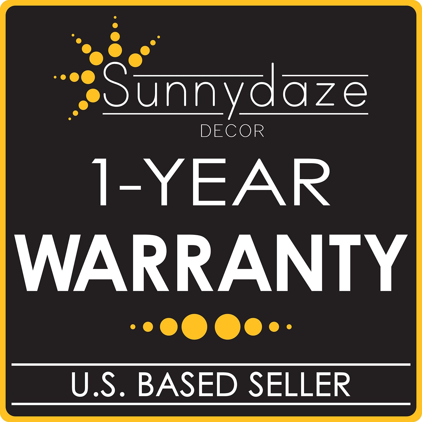 Sunnydaze 4-Person Solid Wood Rectangle Patio Dining Table - for Indoor or Outdoor Use - 47.25" W x 31.25" D