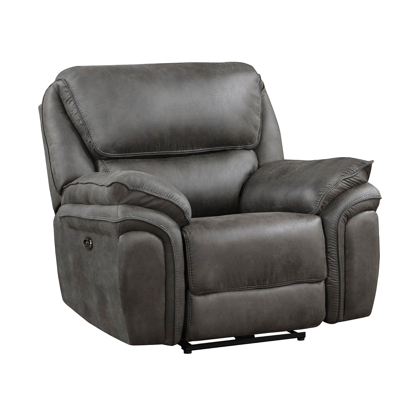 Lexicon Dorritt Power Reclining Living Room Sofa Set, 3-Piece, Gray