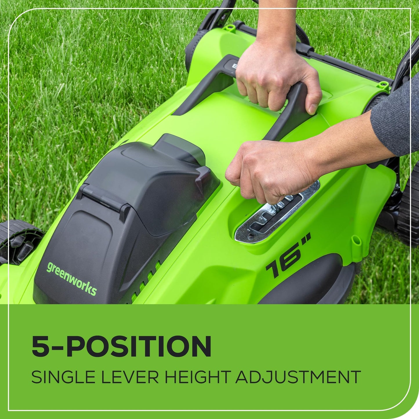 Greenworks 40V 16" Brushless Cordless (Push) Lawn Mower + Blower (350 CFM) + 13" String Trimmer (Bonus Spools), 4.0Ah + 2.0Ah Battery and Charger Included (75+ Compatible Tools)