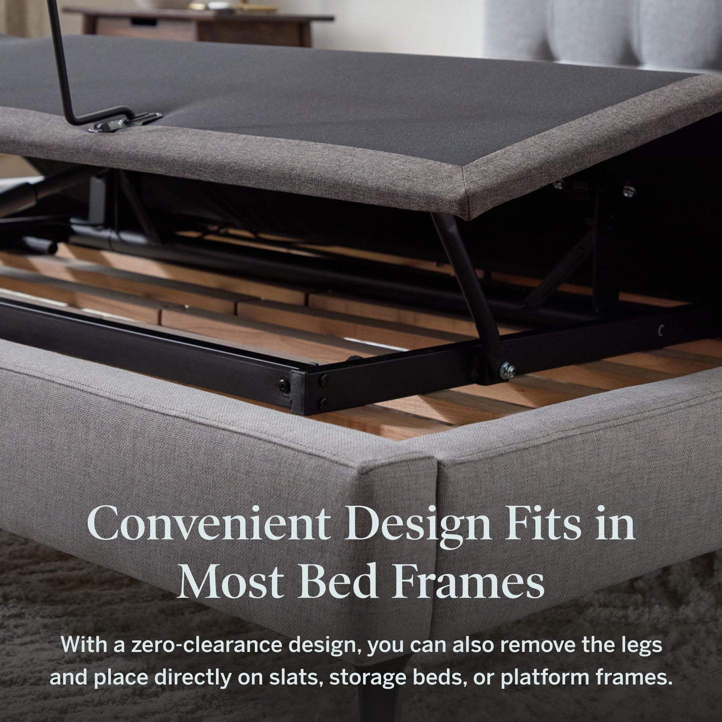 Lucid® L150 Adjustable Bed Frame – Head & Foot – Wireless Remote, Full