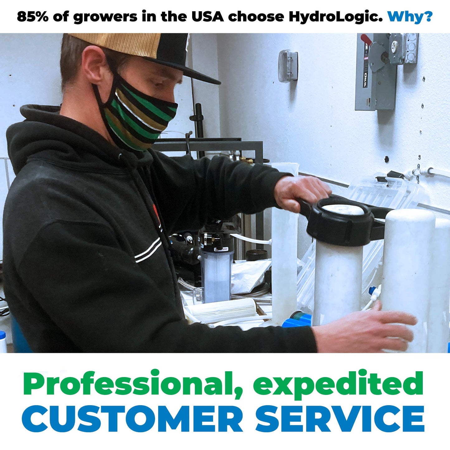 HydroLogic 150 GPD Stealth Ro150 Reverse Osmosis Water Purification Unit, Plastic, Automatic Shut-Off