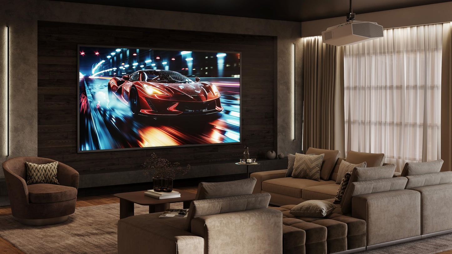 Sony BRAVIA Projector 7 - 4K HDR Laser Home Theater Projector with Native 4K SXRD Panel (VPL-XW5100ES), White