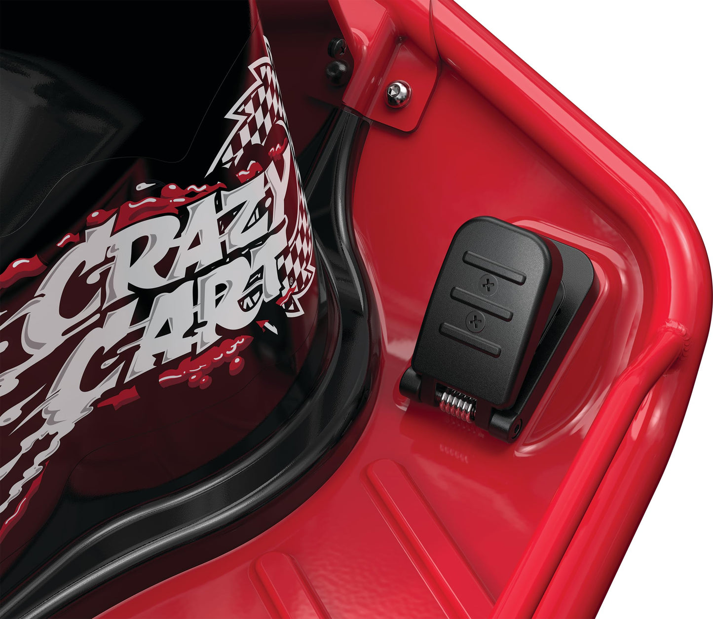 Razor Crazy Cart - 24V Electric Drifting Go Kart - Variable Speed, Up to 12 mph, Drift Bar for Controlled Drifts, One Size, Black/Red