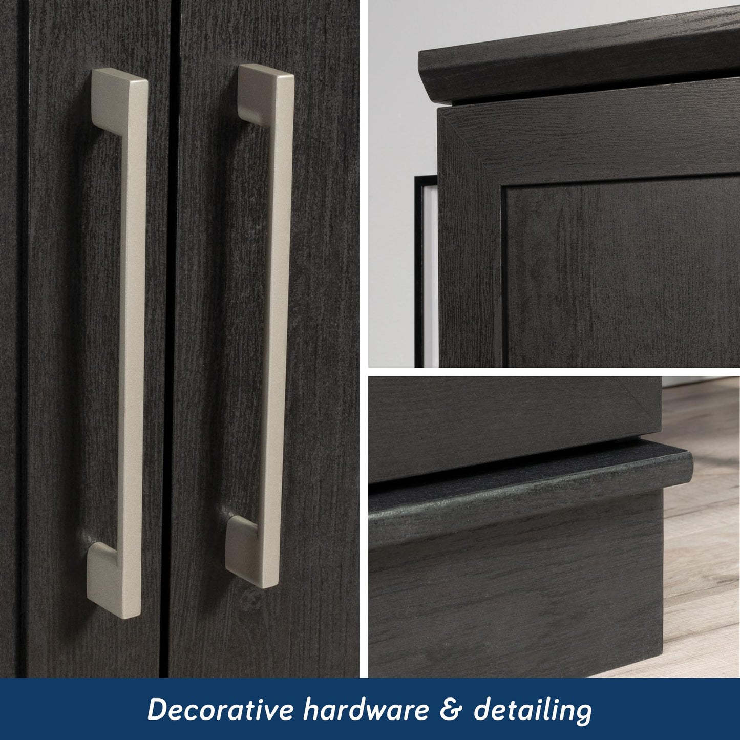 Sauder HomePlus Storage Armoire, Raven Oak Finish