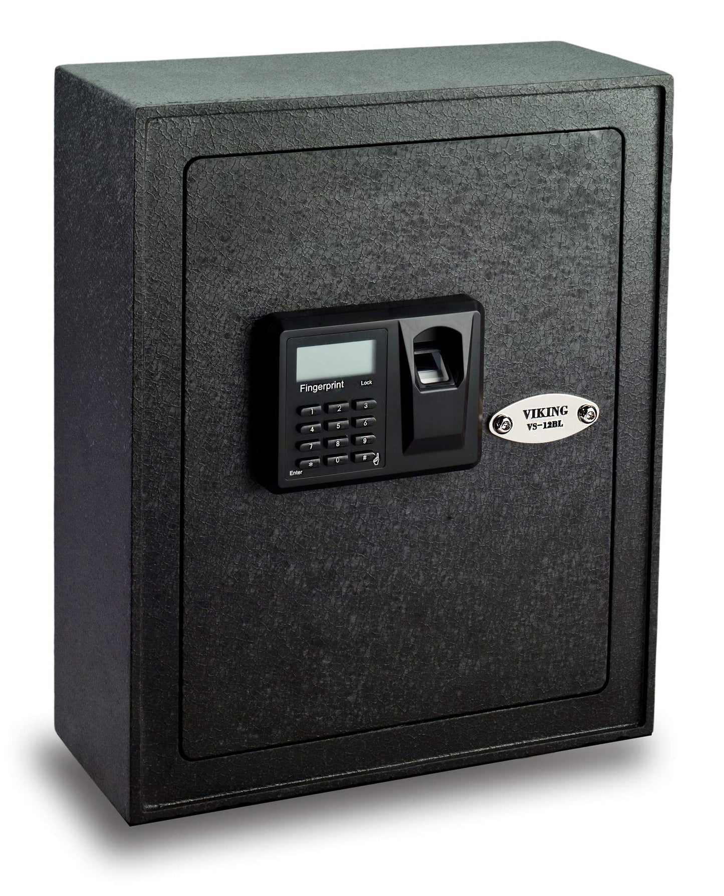 Viking Security Safe VS-12BL Heavy Duty Biometric Fingerprint Wall Pistol Gun Safe