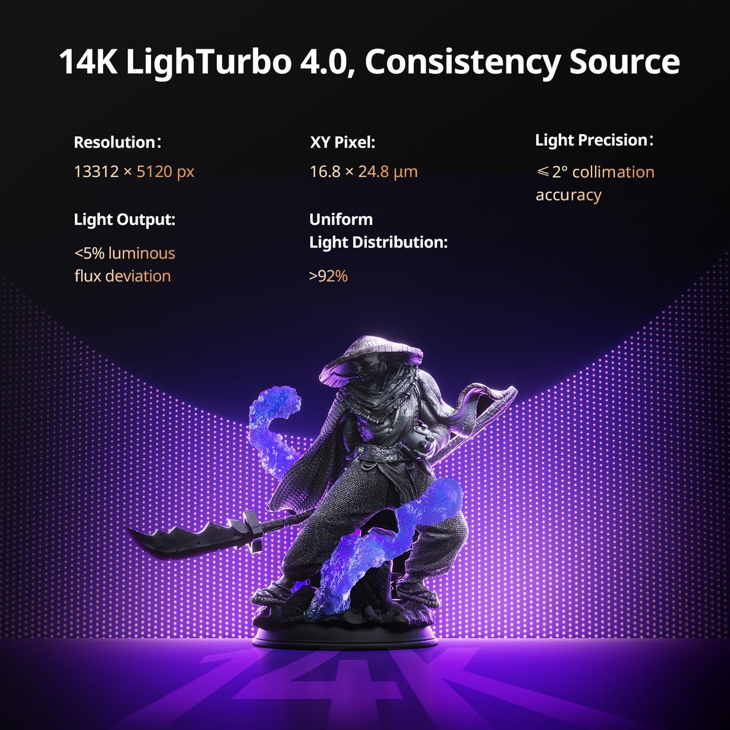 ANYCUBIC Photon P1 Resin 3D Printer, Stability Ball Screw, 14K Precision & LighTurbo 4.0, 8000cps Resin Compatible, Large Build Size 8.78x4.96x9.05in