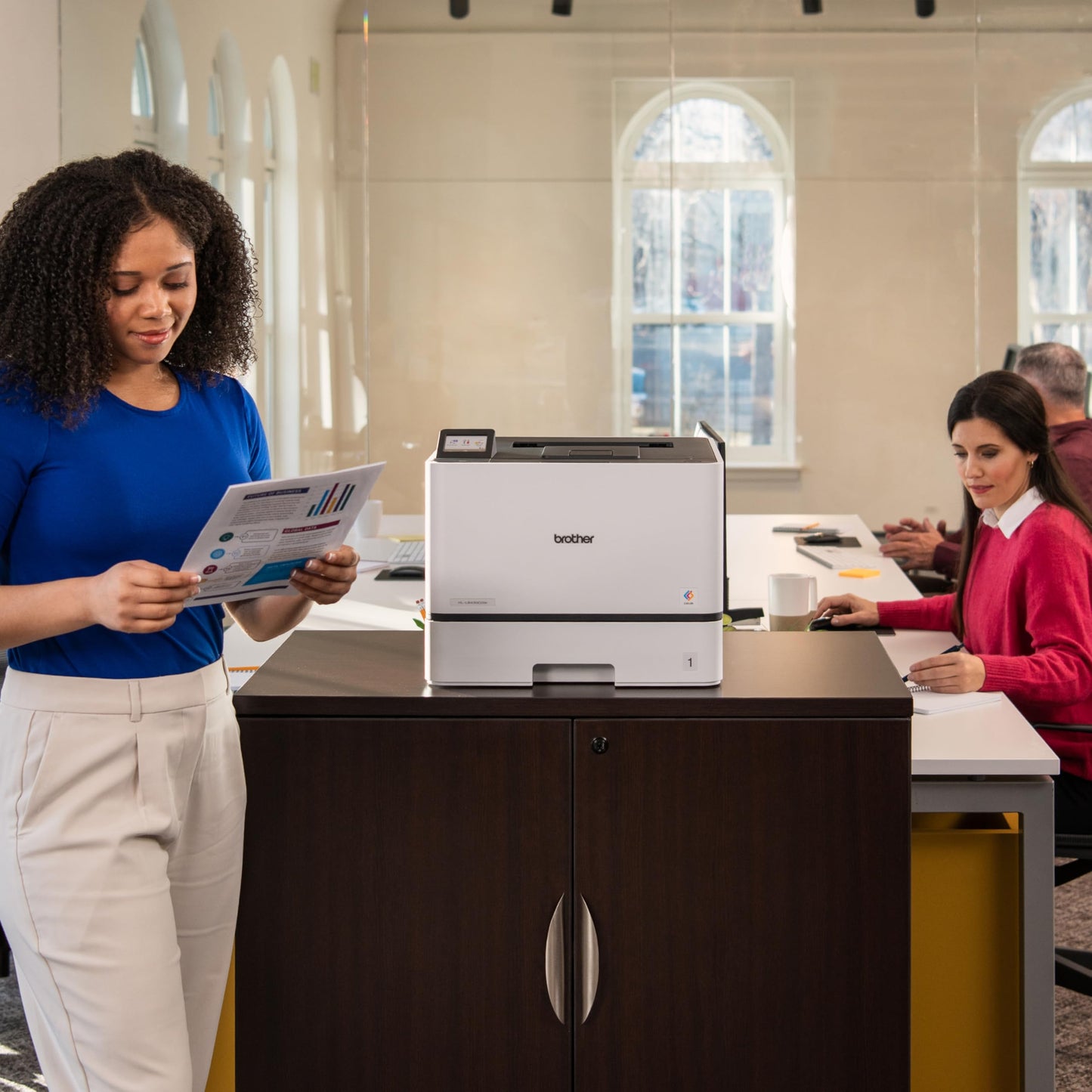 Brother HL-L8430CDW Business Color Laser Printer with Low-Cost Printing and Wireless Networking