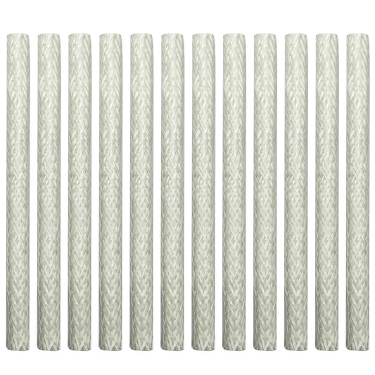 Seraphic Fiberglass Replacement Wicks for Tiki Torches, Pack of 12, 6 Inch, Ideal for Outdoor Use