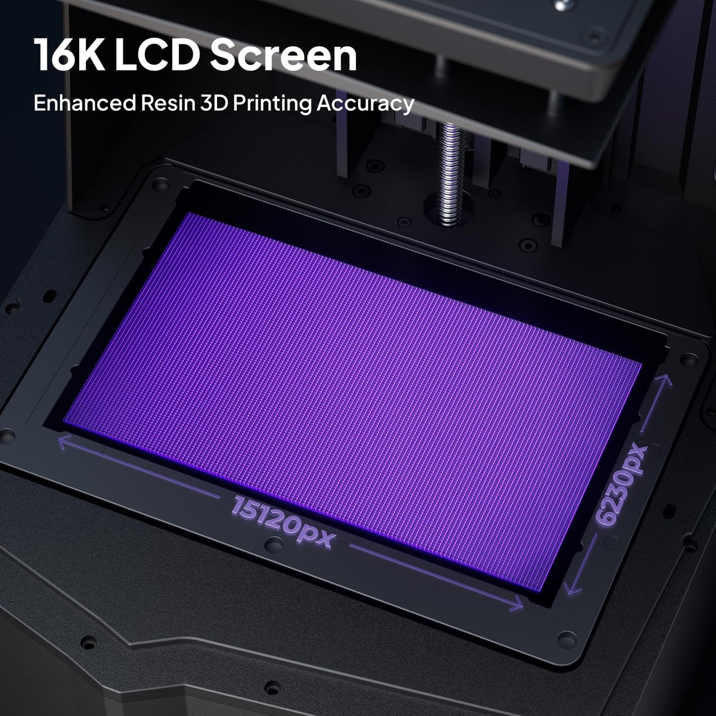 ELEGOO Saturn 4 Ultra 16K Resin 3D Printer with 10" 16K Mono LCD and Flip-up Lid, Smart Tank Heating at 30 °C, 150mm/h High Speed Printing, Large Printing Size of 8.33 × 4.66 × 8.66 Inches