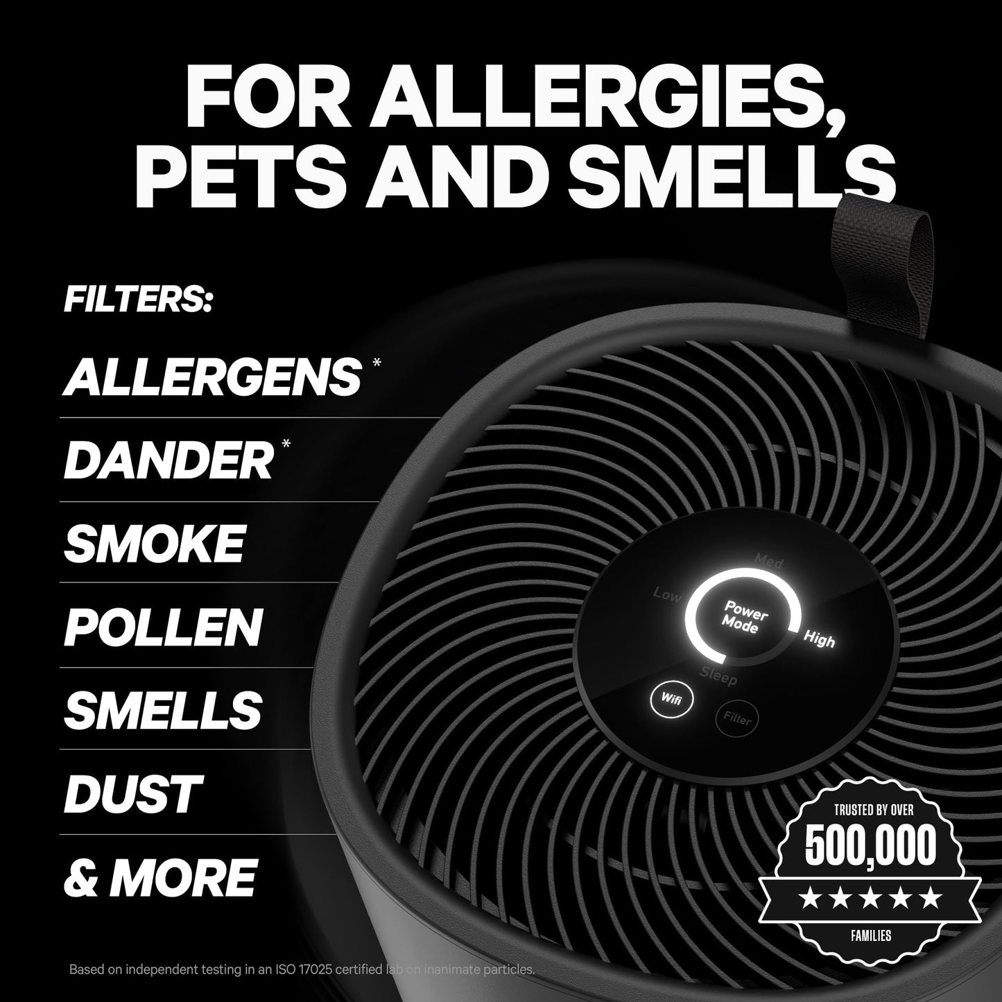PuroAir 130i Smart Air Purifiers for Home Pets Allergies - HEPA + CarbonTech Filter up to 500X Stronger - Cleans Air Fast - Quiet Sleep Mode, Small Room Air Purifiers for Bedroom, Baby, Office (2PK)