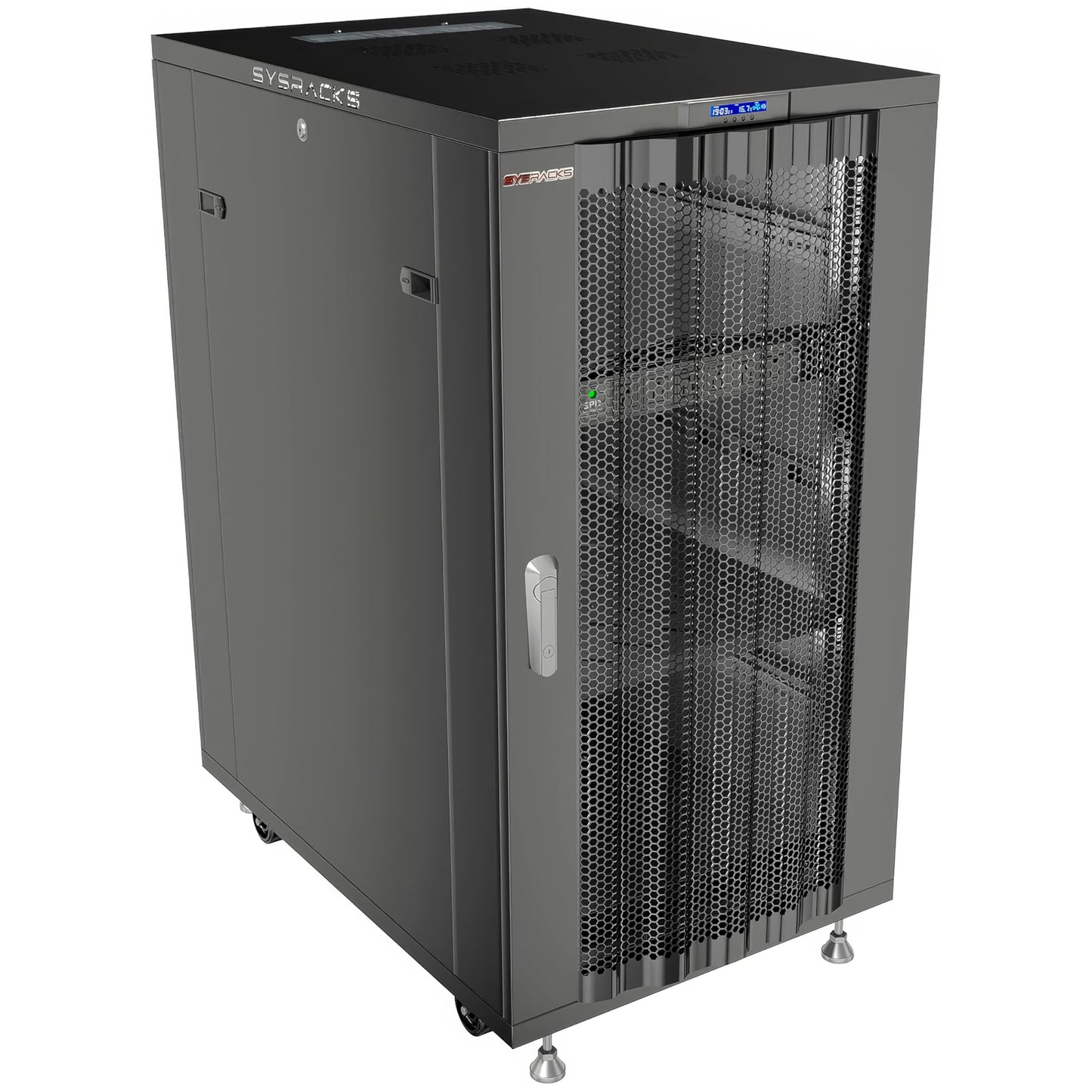 Sysracks 22U Server Rack Cabinet, 32" Deep, 19-Inch EIA-310