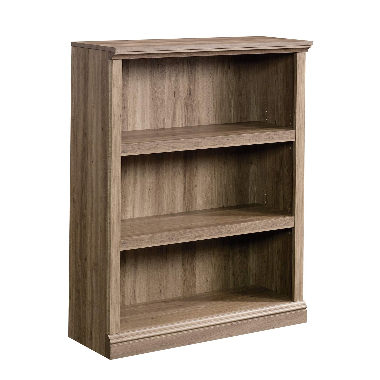 Sauder Miscellaneous Storage 3-Shelf Bookcase/ Book shelf, Salt Oak finish
