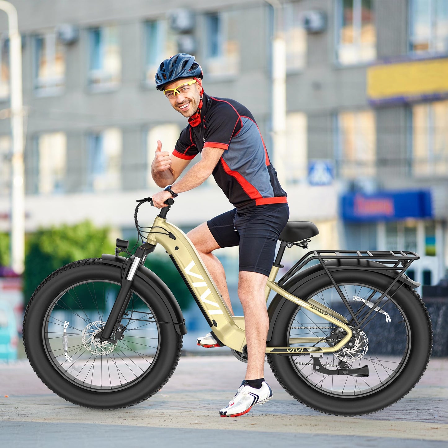 Vivi ACE07 Electric Bike for Adults, 26" x 4.0 Fat Tire Ebike, 750W Motor Electric Bike, 19.8MPH Ebikes for Adults with 48V 720WH Removable Battery, 7 Speed, SGS Certified to UL2849 and UL2271
