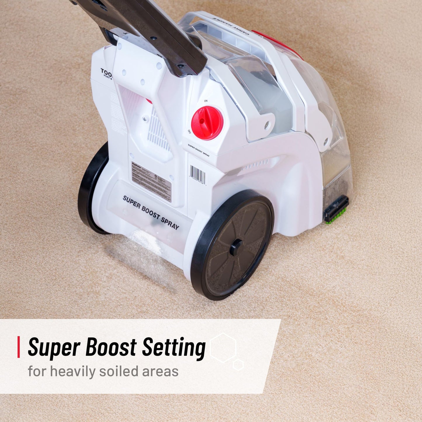 Rug Doctor Pet TruDeep CleanerTM, Pet Upholstery Tool, Best-In-Class Suction Power, Dual Cross-Action Brush Technology for One-Pass Cleaning, Professional-Grade Carpet Cleaner
