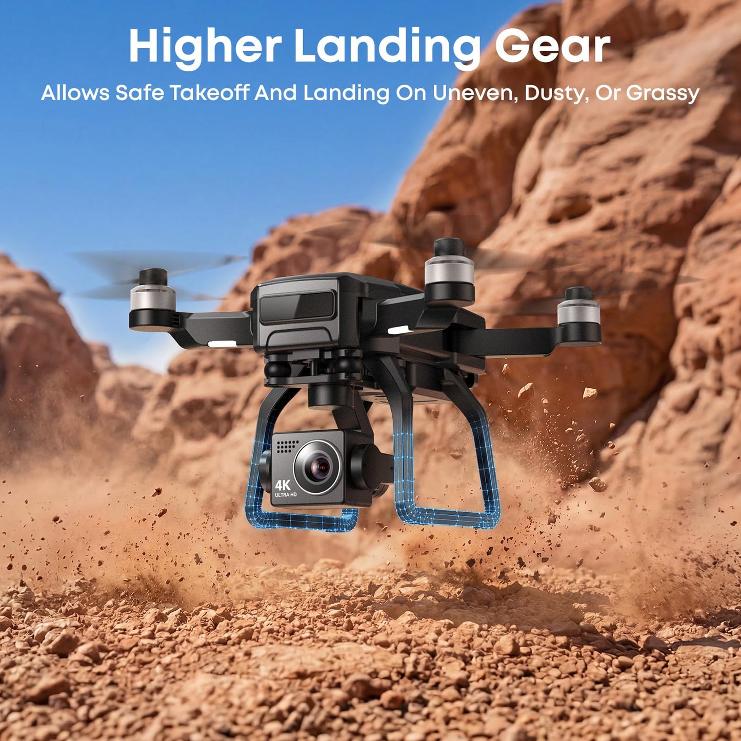 Bwine F7GB2 Pro Drones with Camera for Adults 4K UHD Aerial, 3-Axis Gimbal, 10000FT Control, 75 Mins Flight Time with 3 Batteries, GPS Follow, Waypoint, Orbit Fly, Auto Return, Beginner Mode