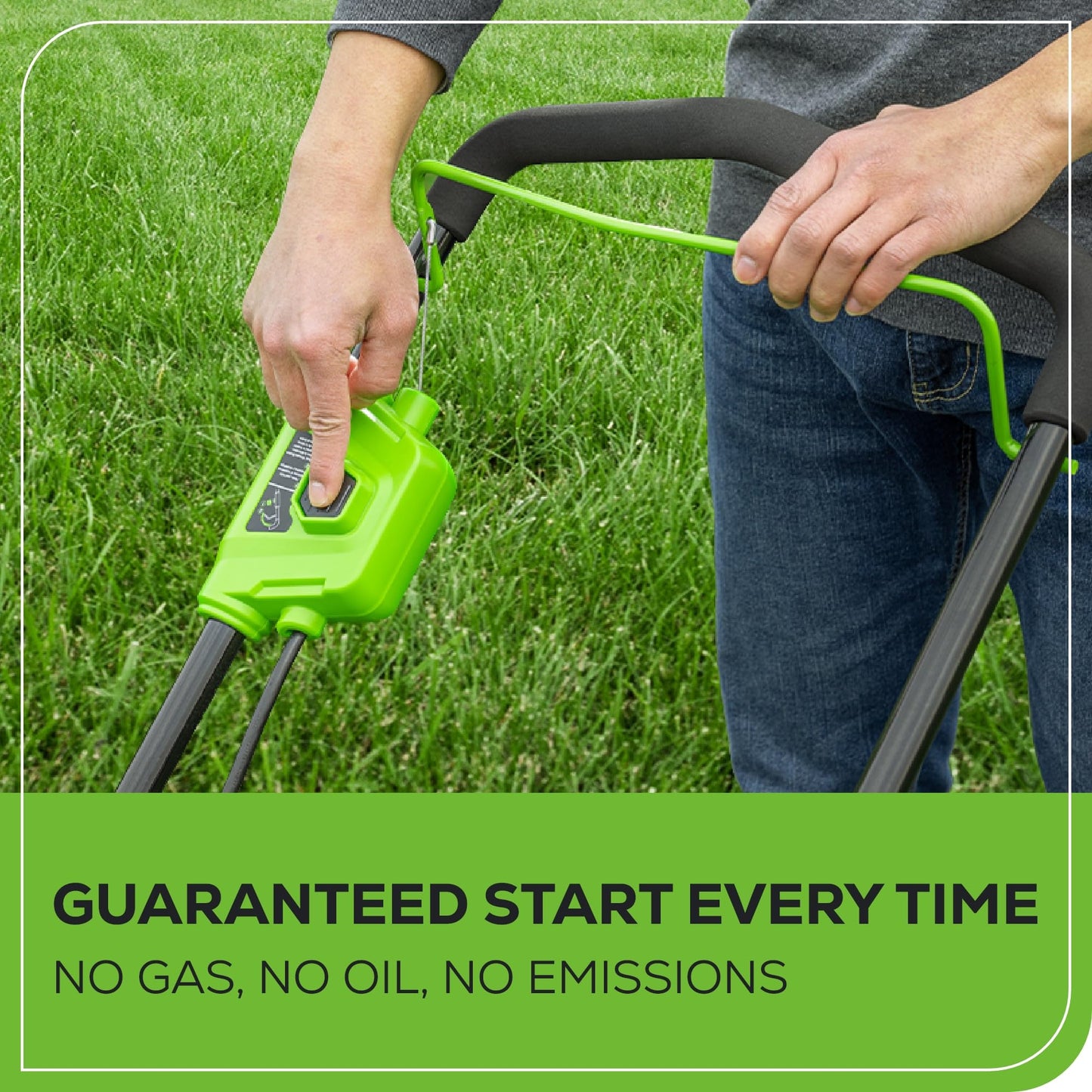 Greenworks 40V 16" Brushless Cordless (Push) Lawn Mower + Blower (350 CFM), 4.0Ah Battery and Charger Included (75+ Compatible Tools)