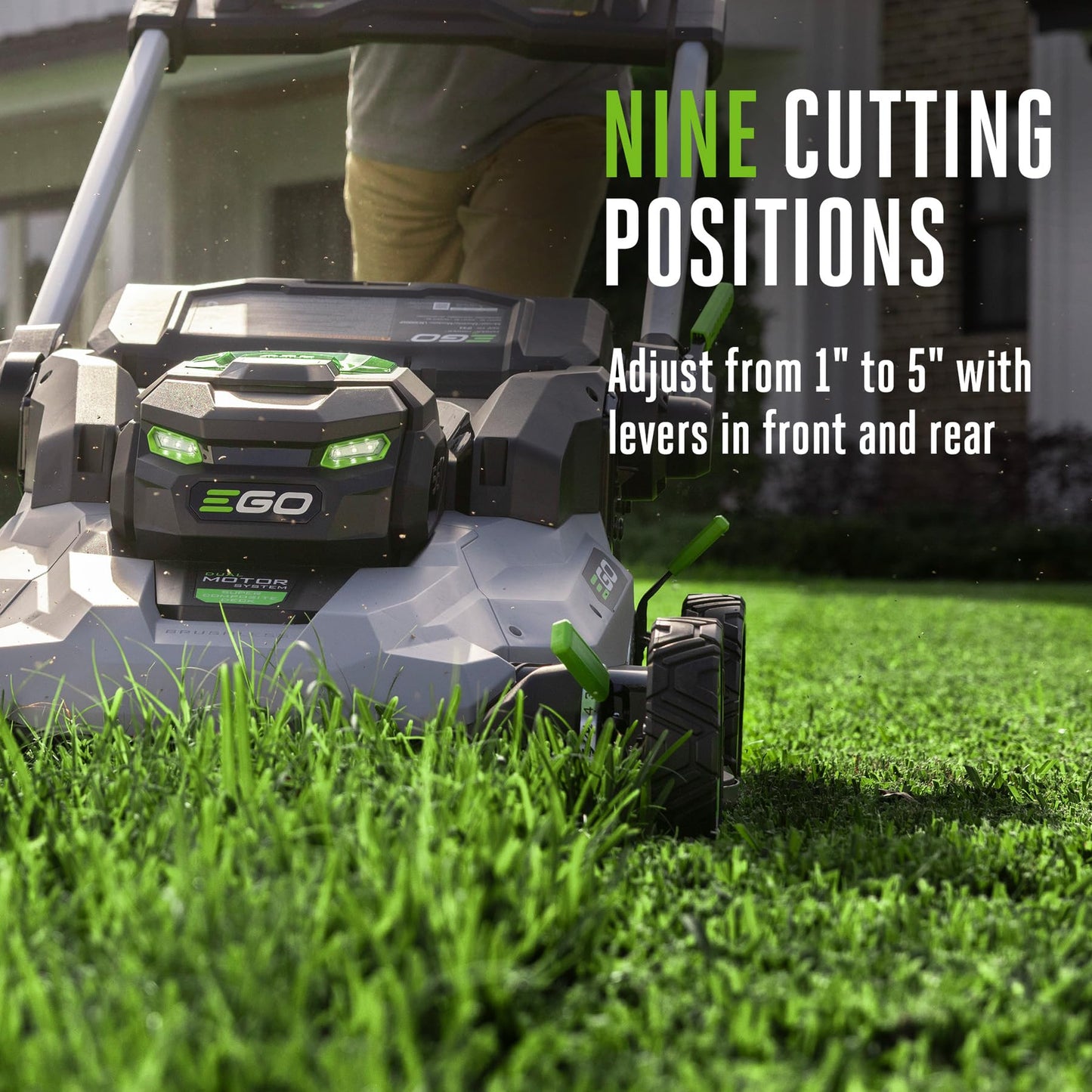 EGO POWER+ Electric Lawn Mower, Self-Propelled Cordless with 30" Super Composite Deck, Includes (2) 56V 6.0Ah Batteries and Dual Port Charger - LM3004SP-2