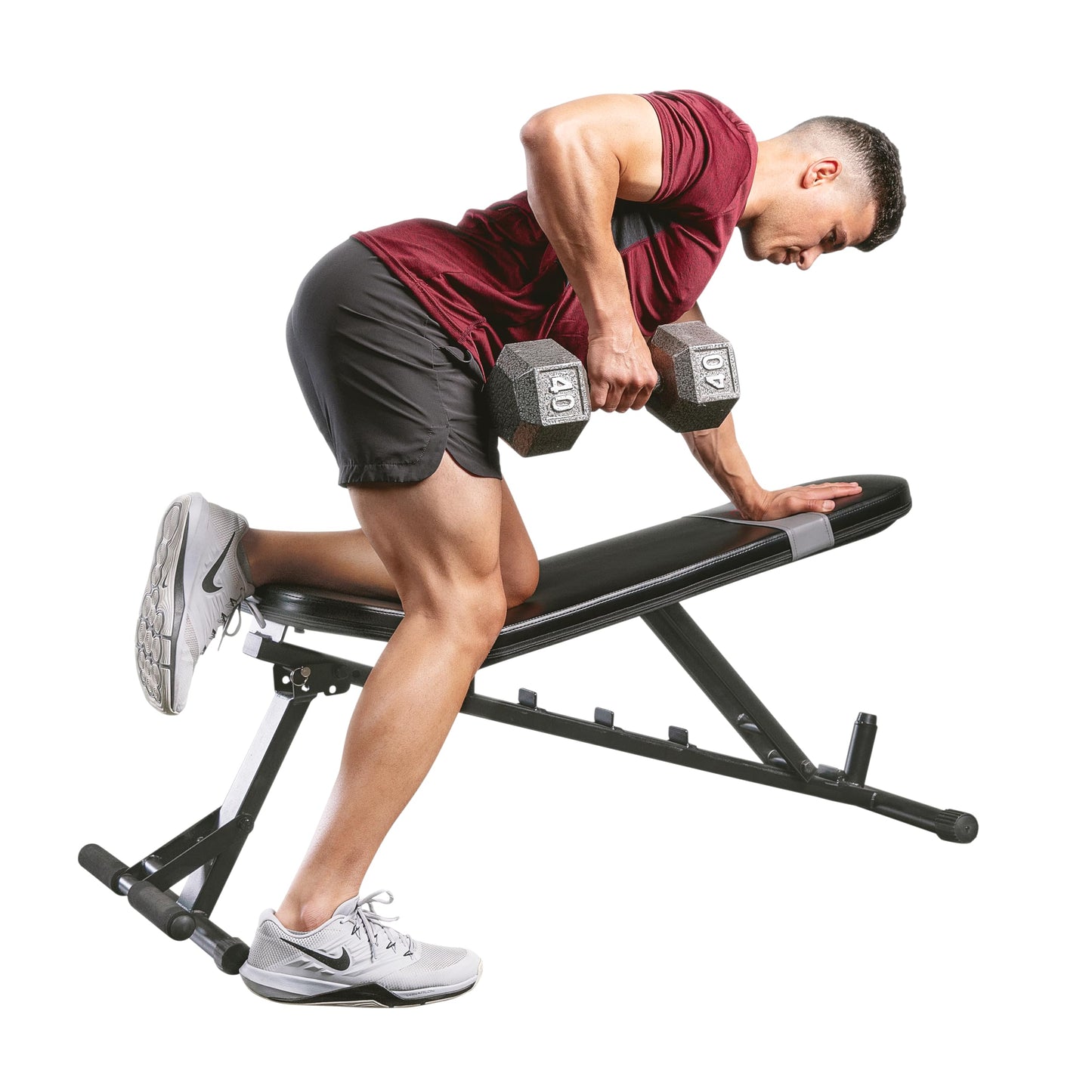 Sunny Health & Fitness Adjustable Weight Bench, Advanced, Incline/Decline, 760 lb Capacity, Multi-Position, Home Gym Strength Training, SF-BH6921