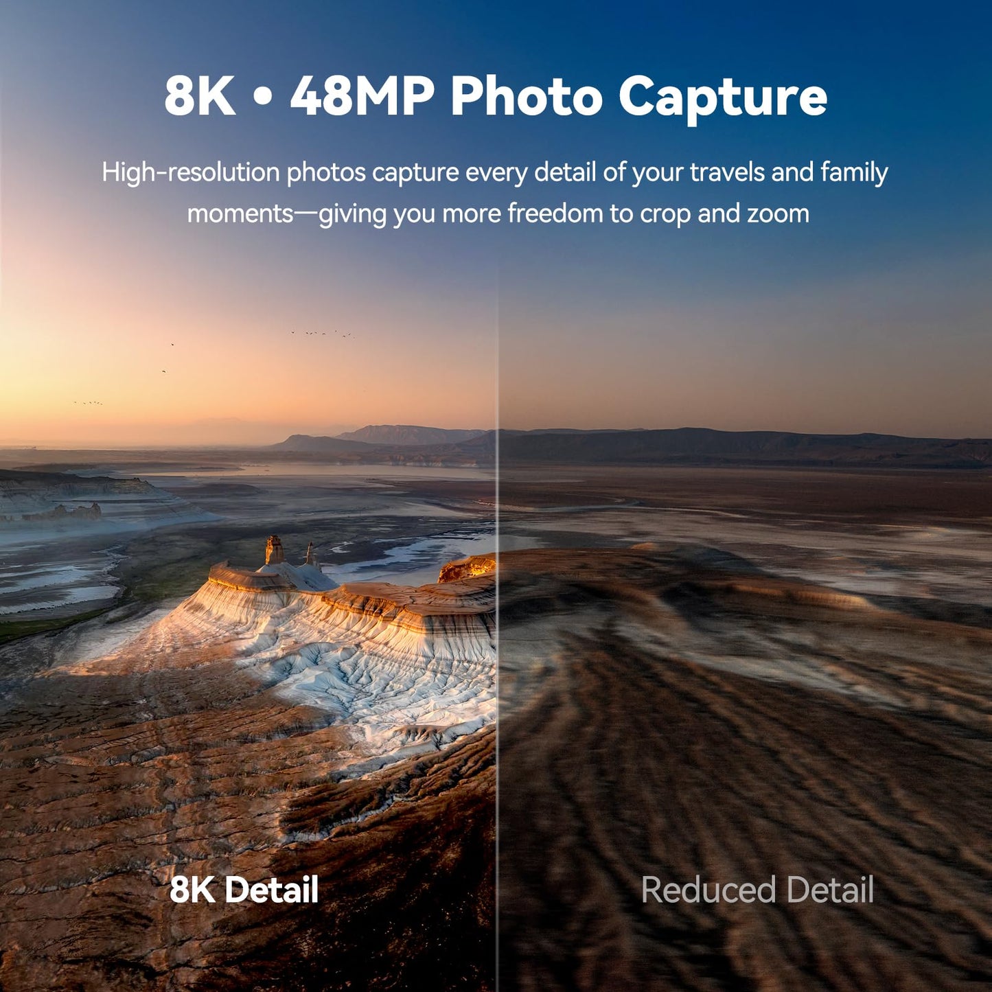 Ruko F11PRO 2 Plus Drones with Camera for Adults, 48MP 8K Photo, 3-Axis Gimbal Stabilizer, 74 Mins Flight Time (2 Batteries), 20,000ft Transmission, Beginner-Friendly Tech Gift