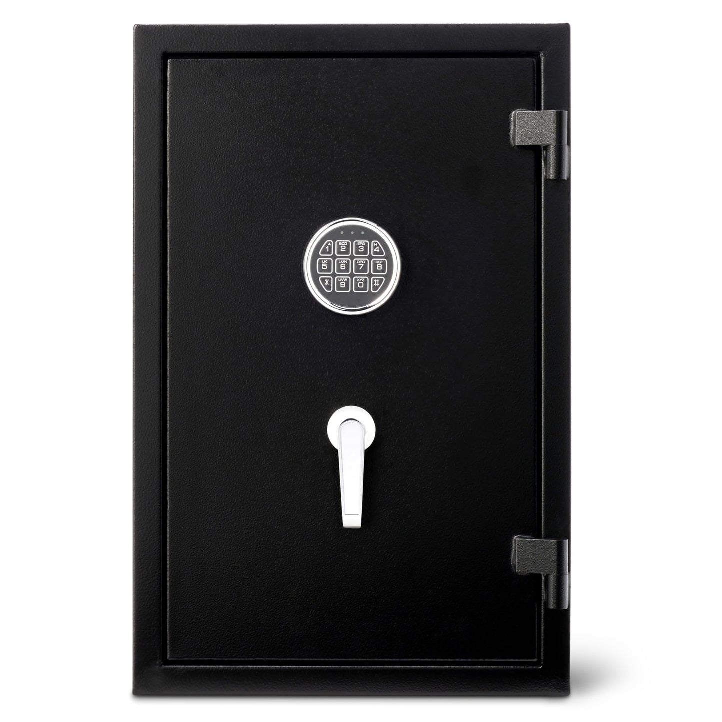 Amazon Basics Fire Resistant Security Safe with Electronic Keypad, Anti-theft Protection for Important Documents and Valuables, 2.1 Cubic Feet, 16.93"W x 13.8"D x 25.98"H, Black