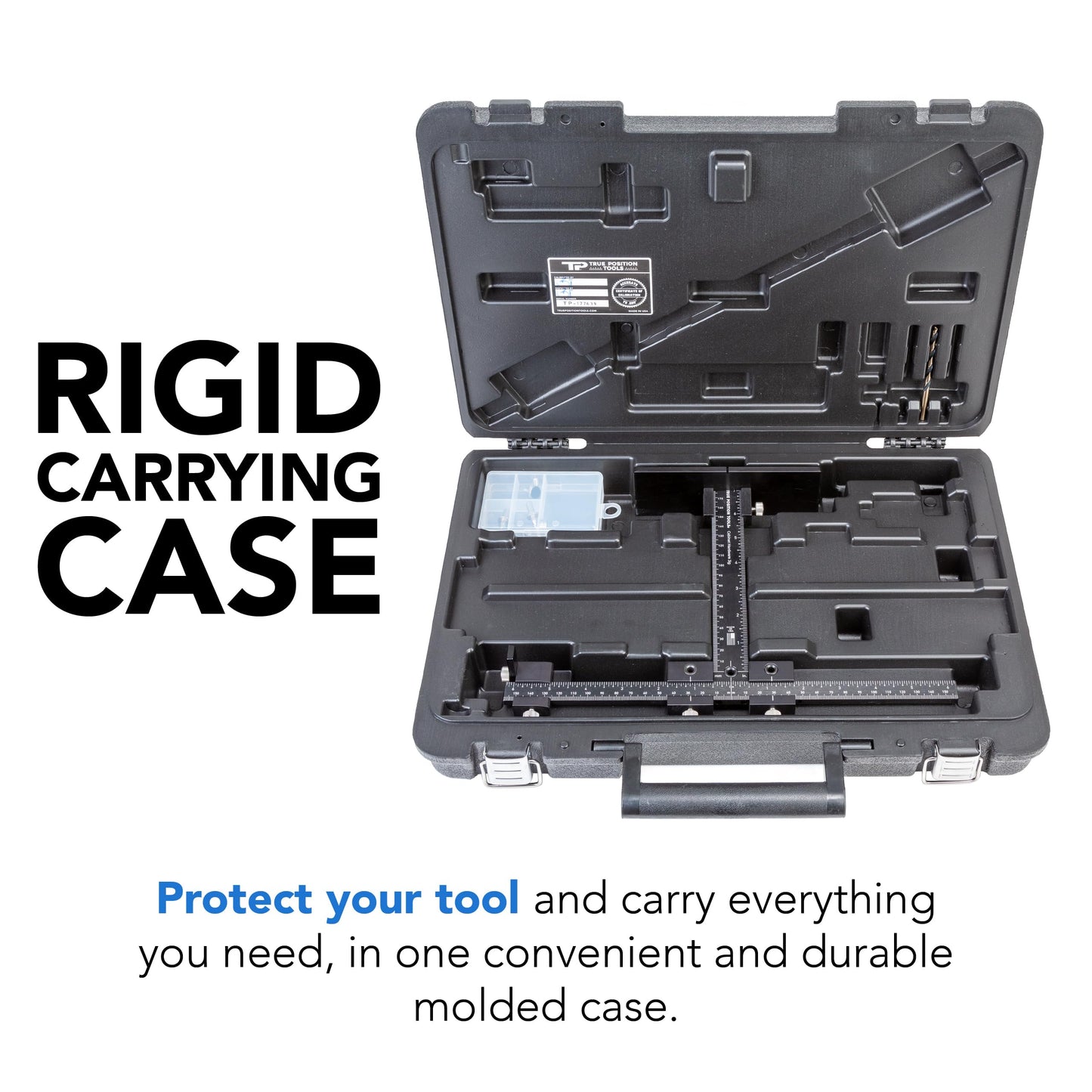 The Original Cabinet Hardware Jig - Made in USA - Most Accurate Tool for Knobs and Pulls - Hand Calibrated by True Position Tools