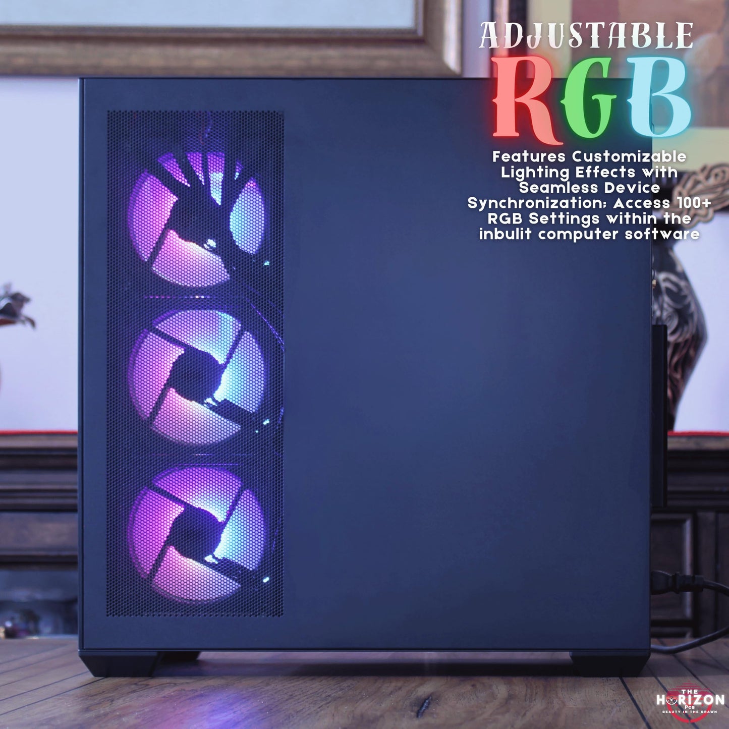 The Horizon Autherium Dragon RGB I9 RTX Gaming PC || 64GB RAM || 5TB Storage || Core I9 Upto 5.4Ghz || RTX 5070 OC || Windows 11 PRO || 360MM AIO || 2.4GB/s WiFi, VR, Gaming Ready Desktop Computer