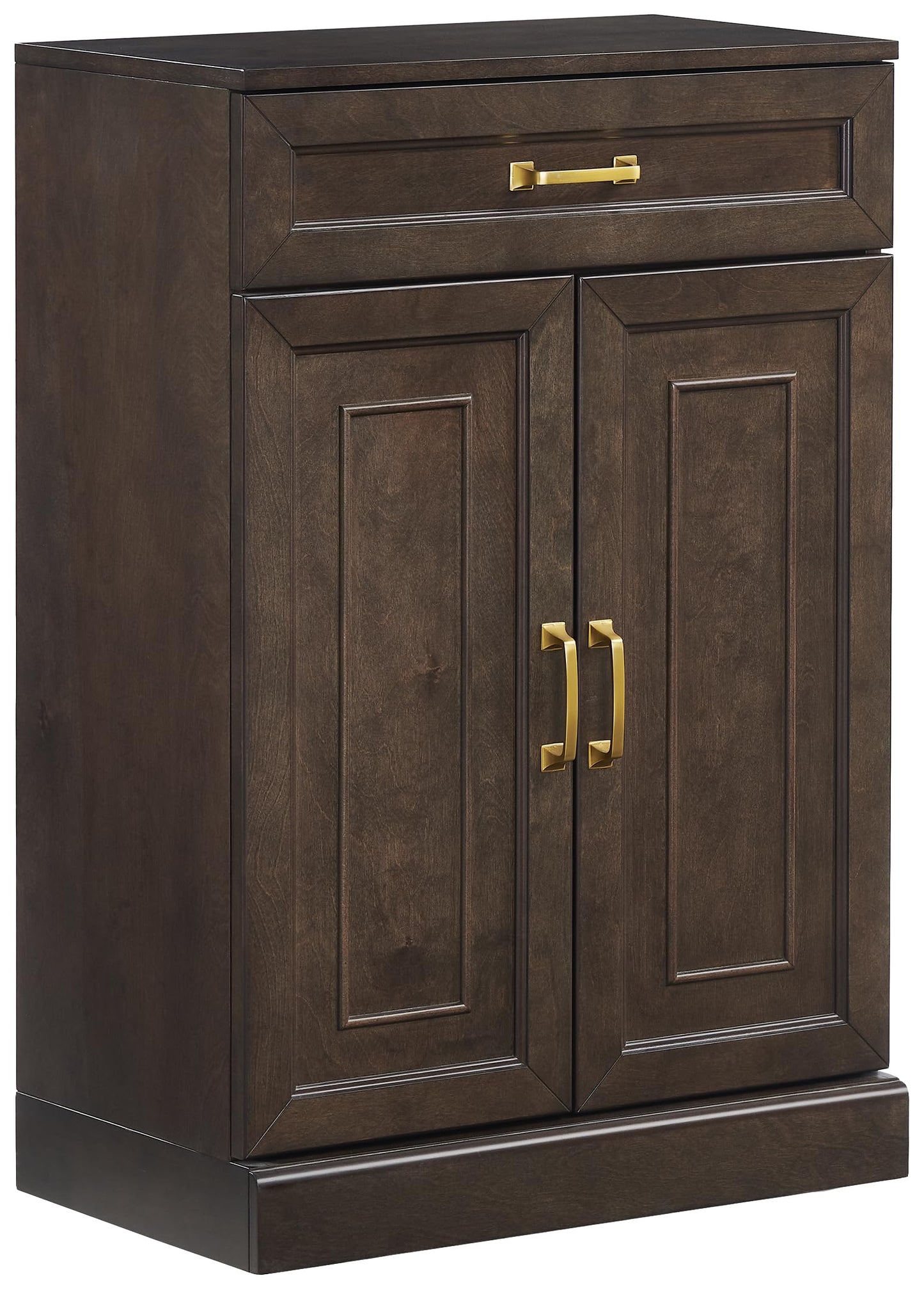 Crosley Furniture Stanton Pantry Storage Cabinet with Shelves, Kitchen, Dining, or Laundry Room, Coffee