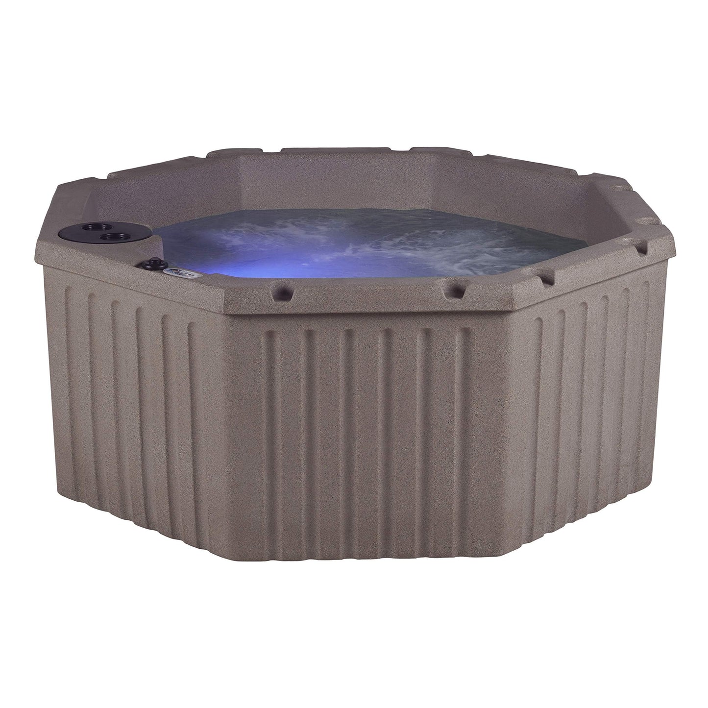 Aqualife by Strong Spas Invi 5 Person Rigid Resin Hot Tub Spa, 11 Jets, 2BHP 2-Speed Pump, Stainless Steel Heater, 120V Plug & Play, Full Foam Insulation, 4 Season Outdoor, LED, Cover and Filter