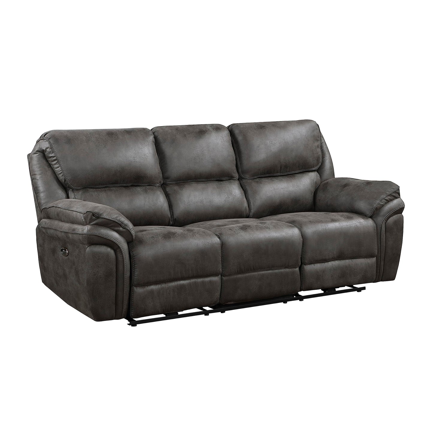 Lexicon Dorritt Power Reclining Living Room Sofa Set, 3-Piece, Gray
