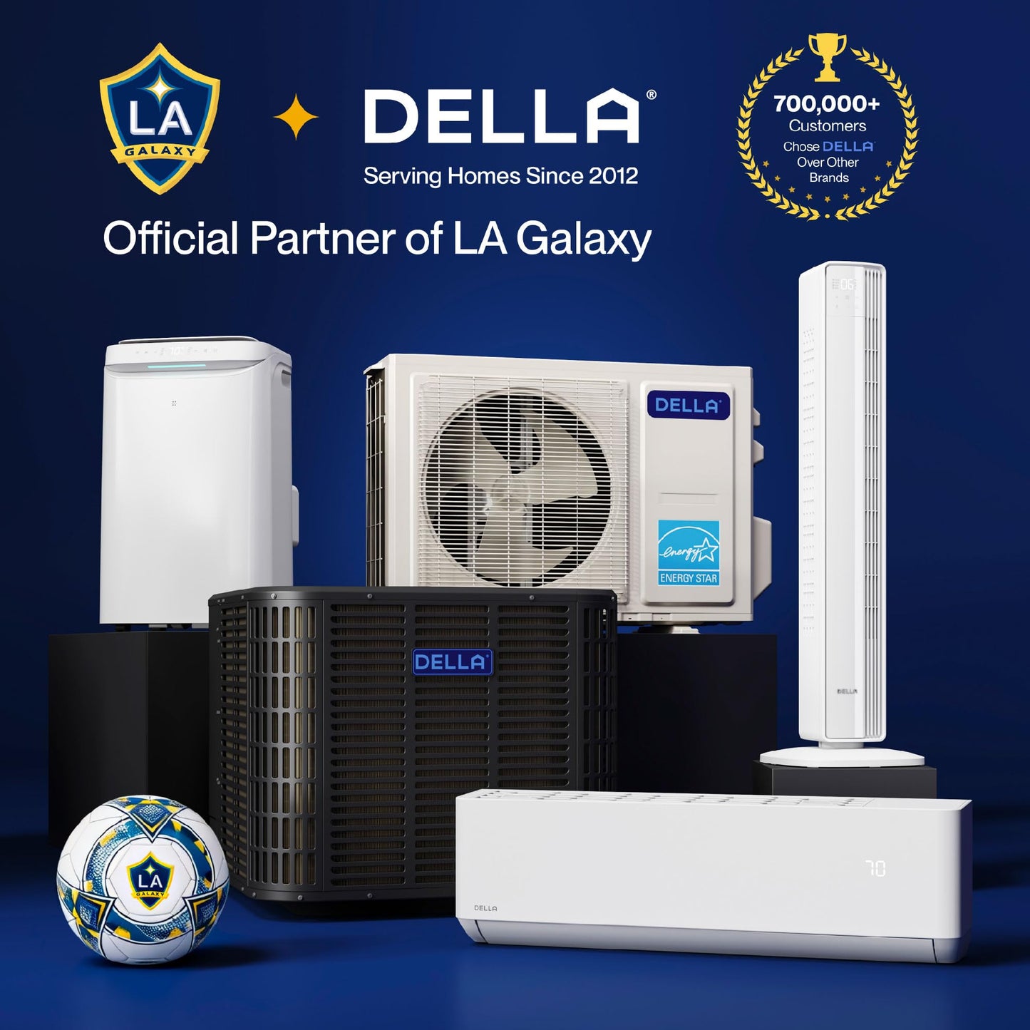 DELLA Umbra 18000 BTU Mini Split Air Conditioner, 19 SEER2 230V, Energy Efficient, Cools Up to 1000 Sq.Ft, 1.5 Ton Heat Pump, Work with Alexa and Wifi, Ductless Inverter System,Pre-Charged,16.4ft Kit