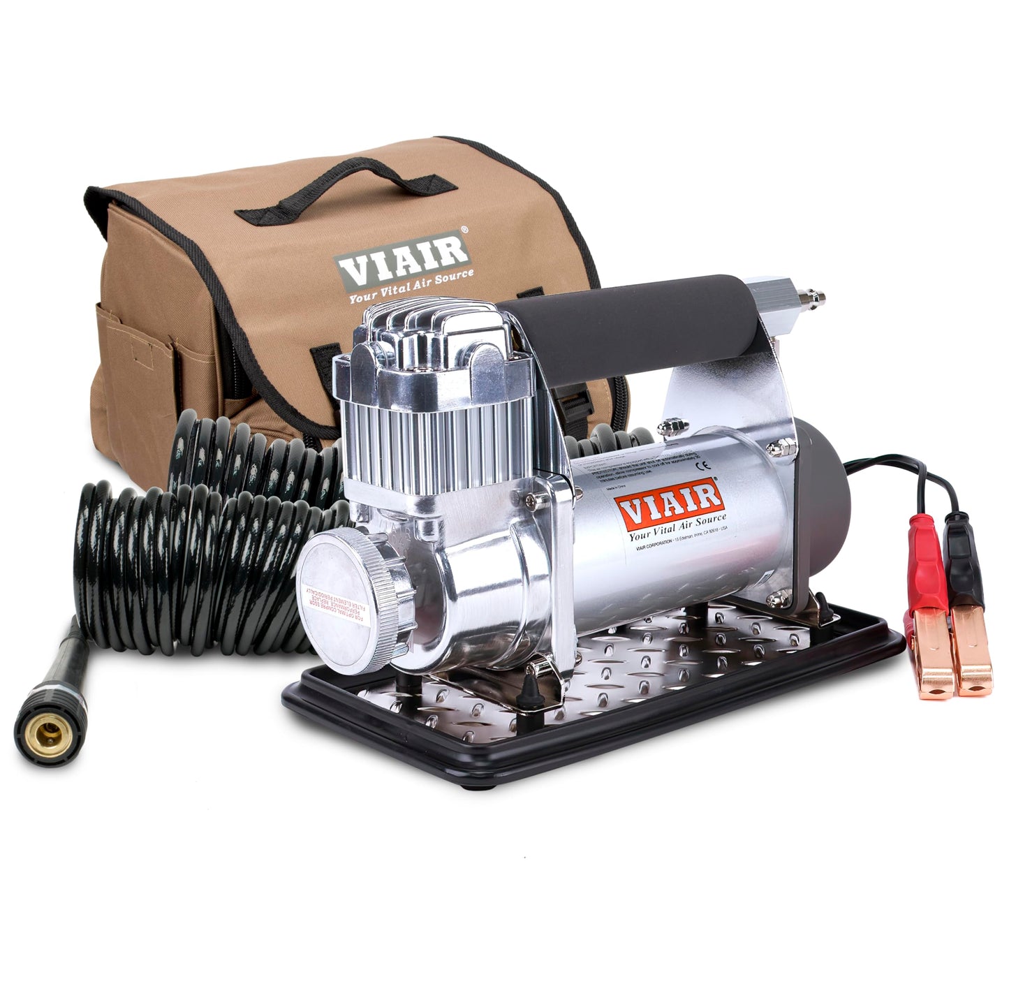 VIAIR 400P RV 12-Volt(12v) Automatic Portable Compressor Kit, RV Tire Inflator/Pump, For Class C Motorhomes, 150 PSI 40047