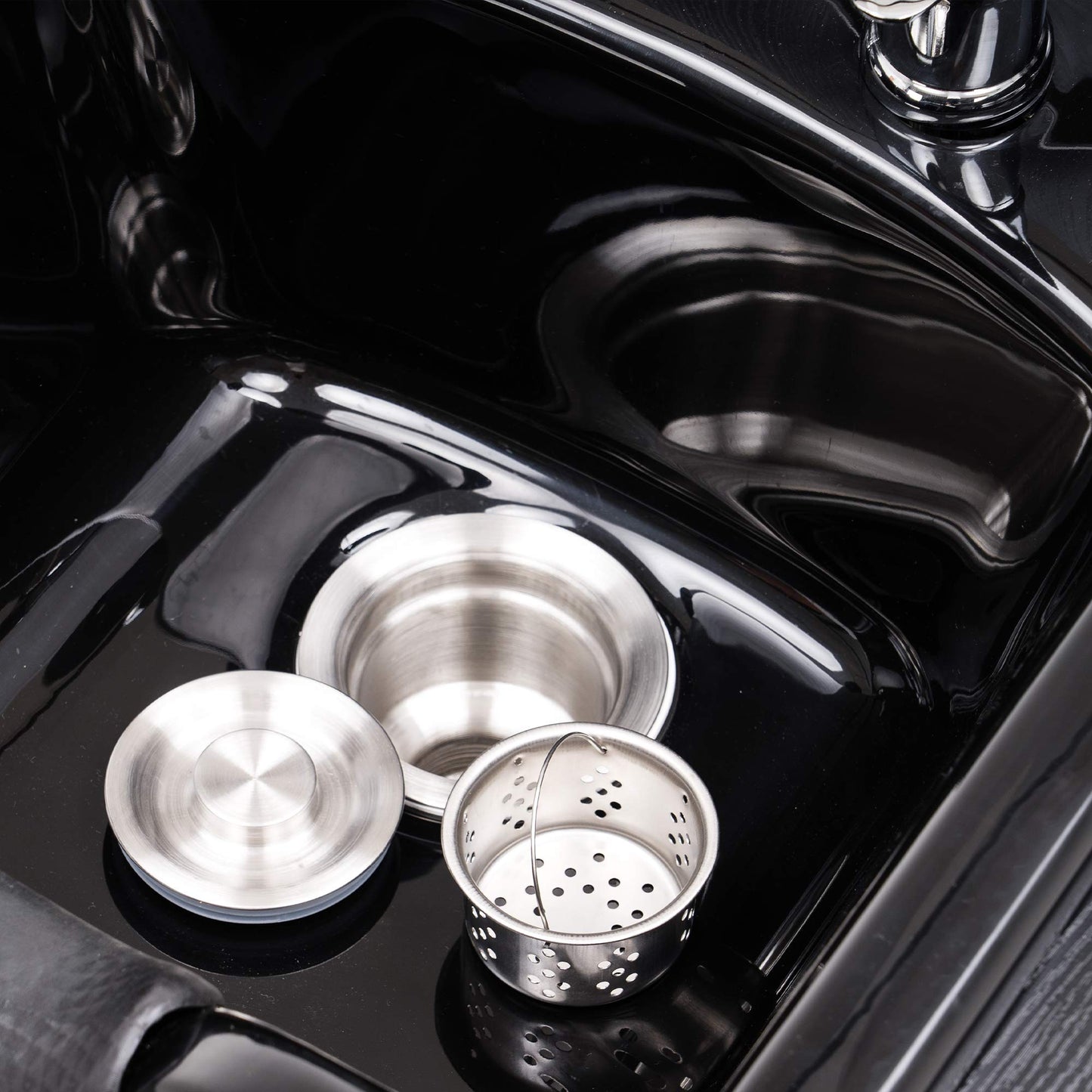 BarberPub Multi-Functional Backwash Sink Station with Shampoo Bowl for Hair Stylist, Salon Spa Beauty Cabinet with Faucet Sprayer, Barber Storage Equipment 45.3" x 14.1'' x 36.4" 7139
