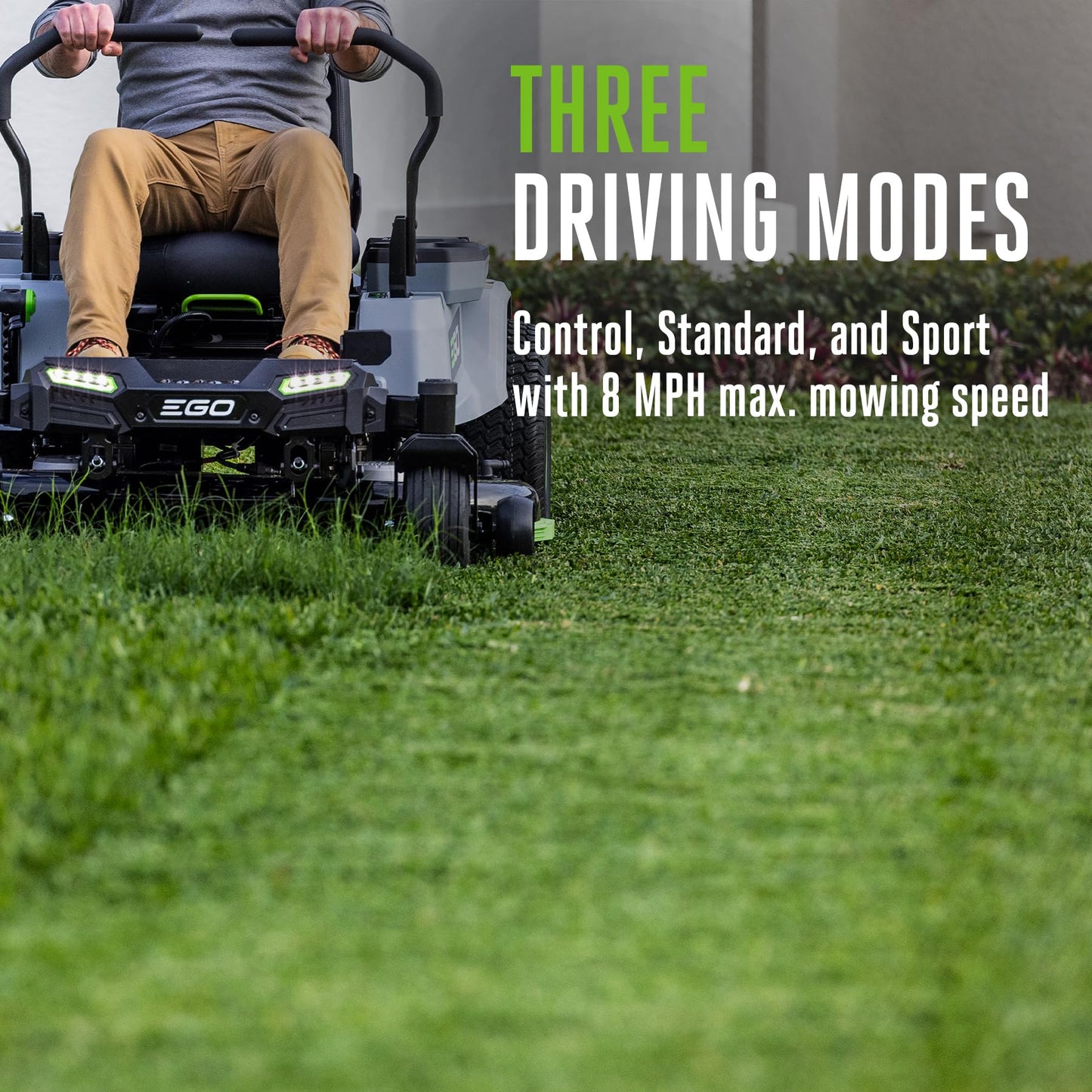 EGO POWER+ Z6 Zero Turn Riding Lawn Mower, 42" Deck, Includes (6) 56V 6.0Ah Batteries and 880W Charger - ZT4214L