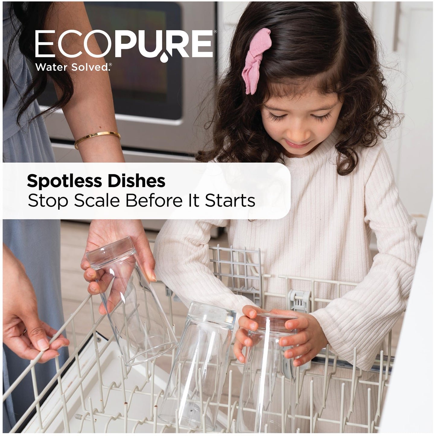 EcoPure EPH130 Whole House Water Softener & Filtration System – 2-in-1 Design for Soft & Better-Tasting Drinking Water, AutoSense AI Technology