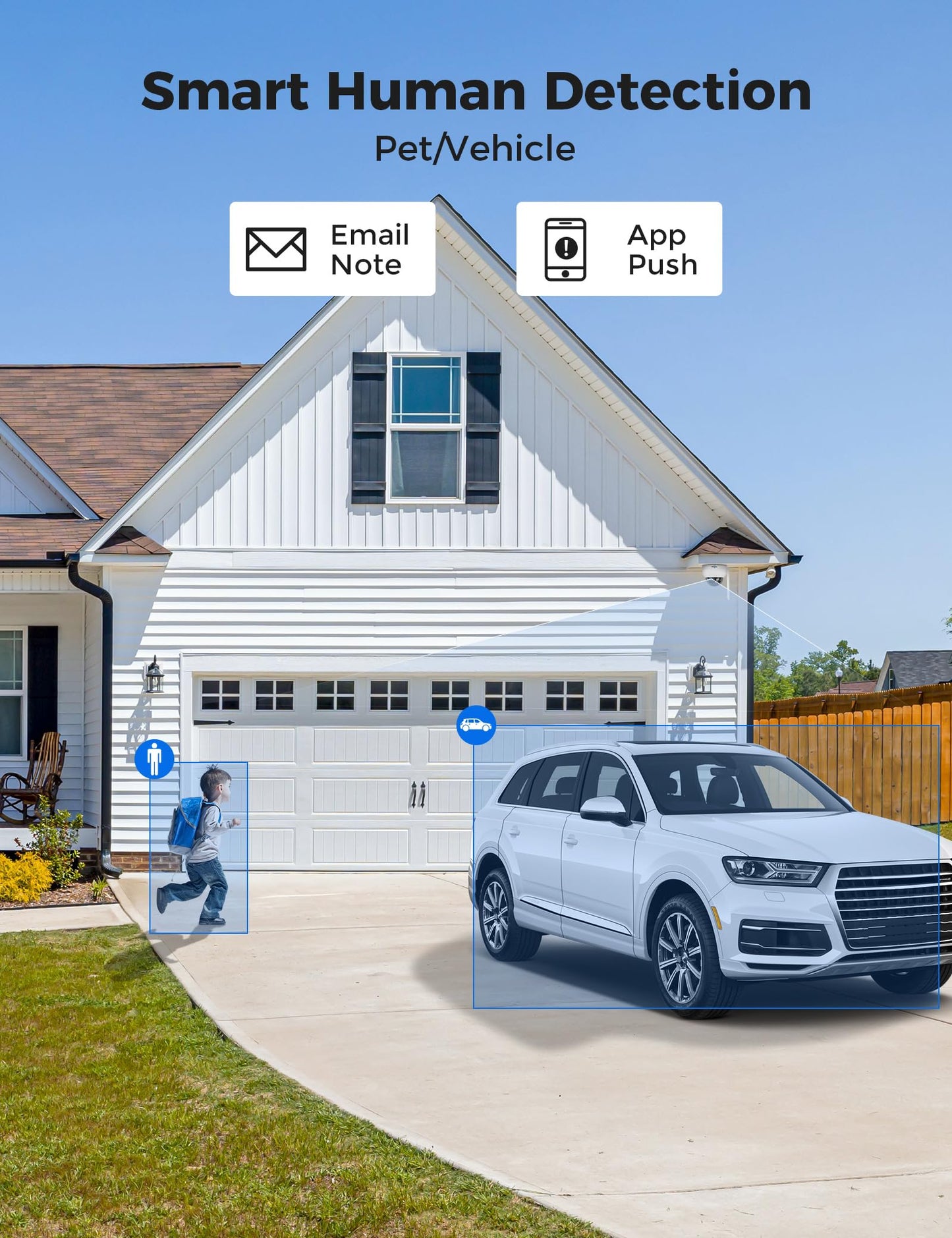 Hiseeu Wireless Security Camera System, 3TB Storage 16CH NVR with 14" LCD Monitor, 4PCS 5MP PTZ Dome Cameras, Auto Tracking, Explosion-Proof Outdoor WiFi Surveillance System